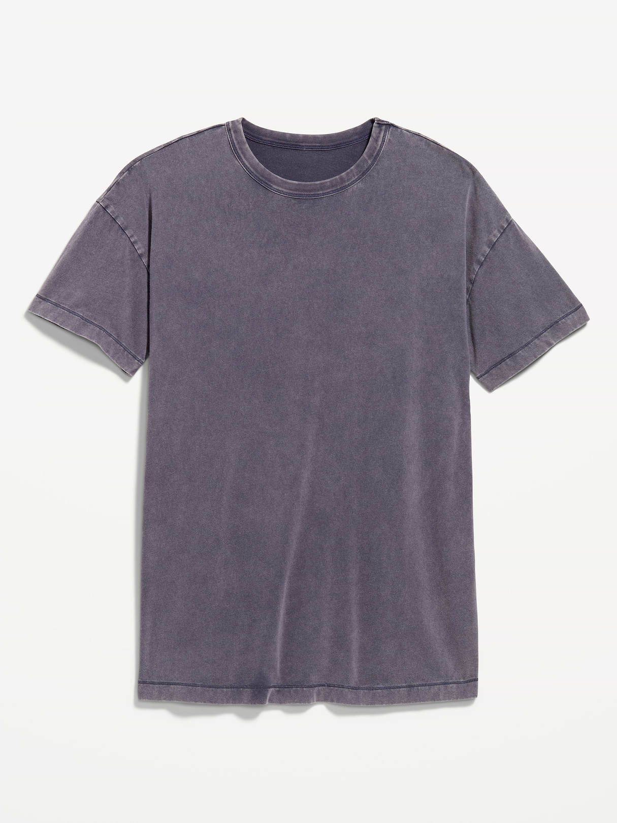 Oversized EveryWear Tunic T-Shirt - Navy Blue