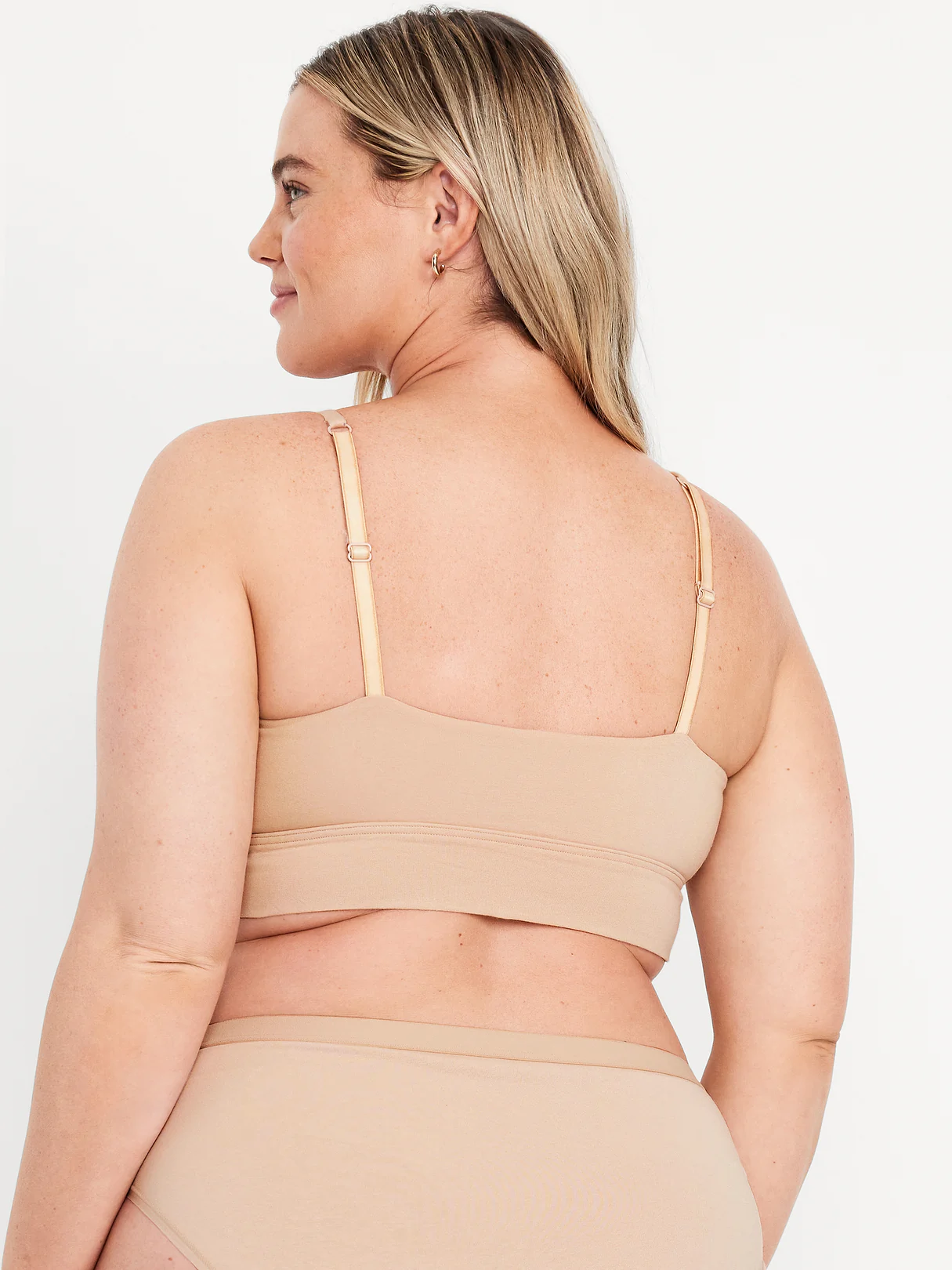Cotton Cami Bralette - Frappe