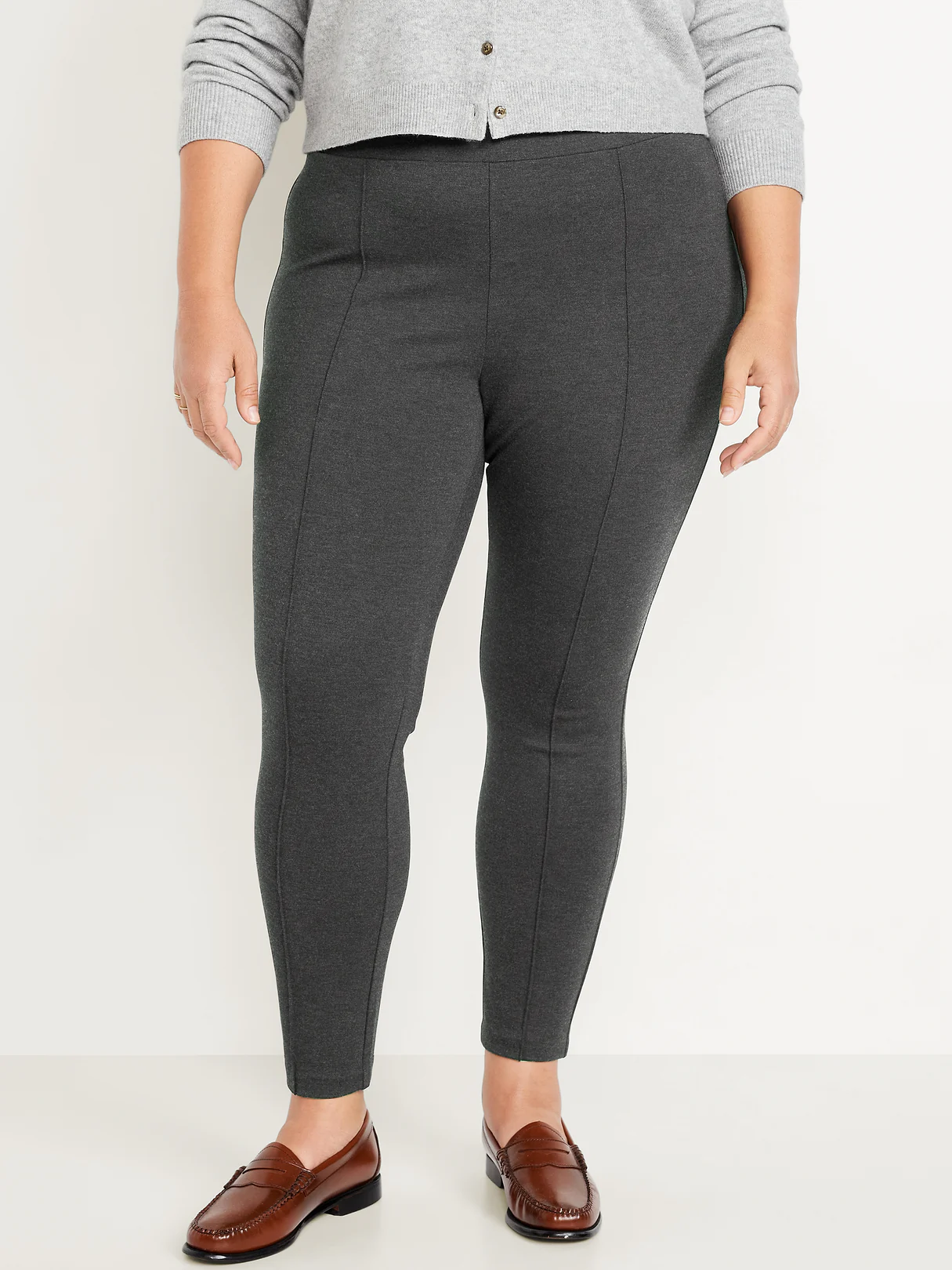 Extra High-Waisted Stevie Skinny Pants - Original Gray