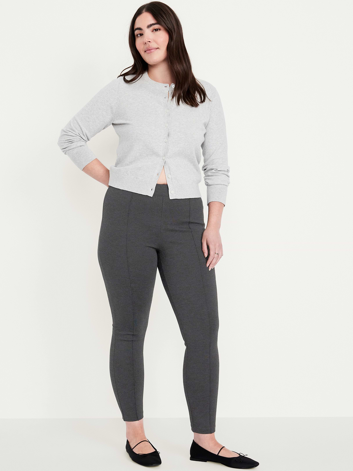 Extra High-Waisted Stevie Skinny Pants - Original Gray
