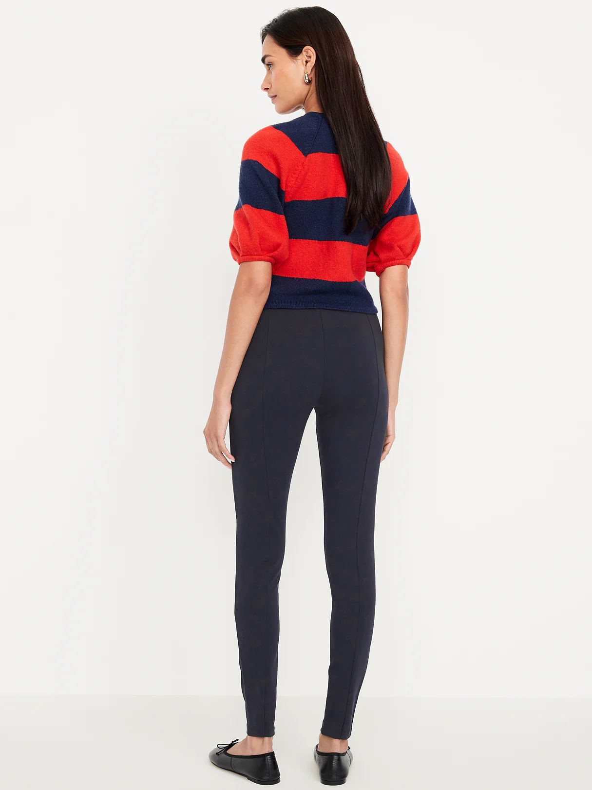 Extra High-Waisted Stevie Skinny Pants - Navy Captain