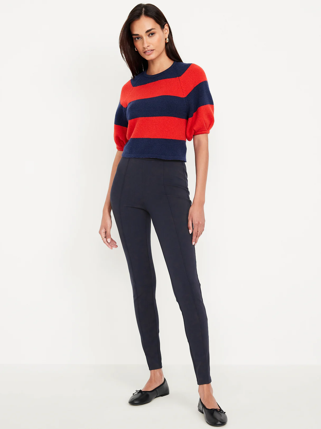 Extra High-Waisted Stevie Skinny Pants - Navy Captain