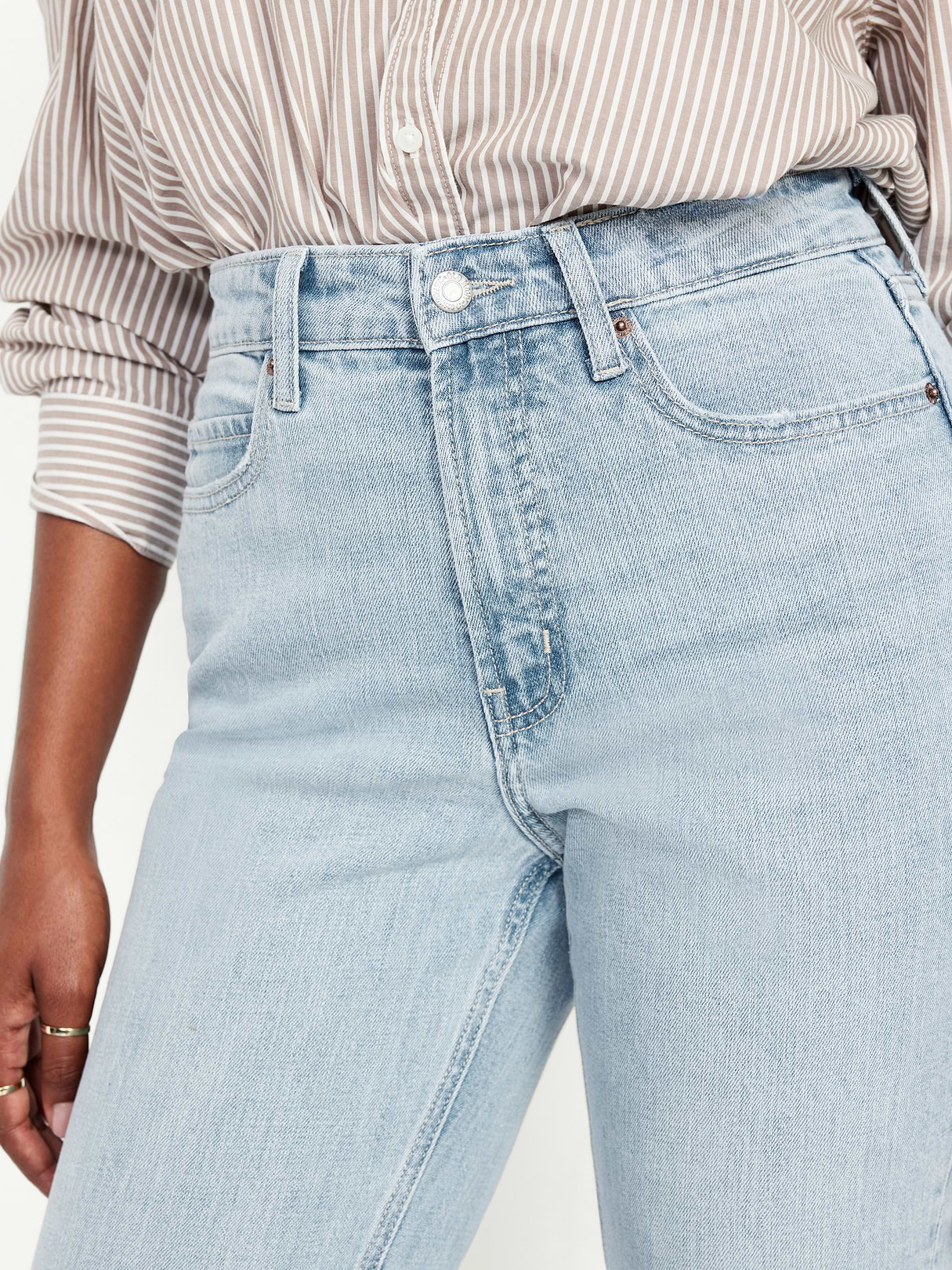 Curvy Extra High-Waisted Straight Jeans - Tamara