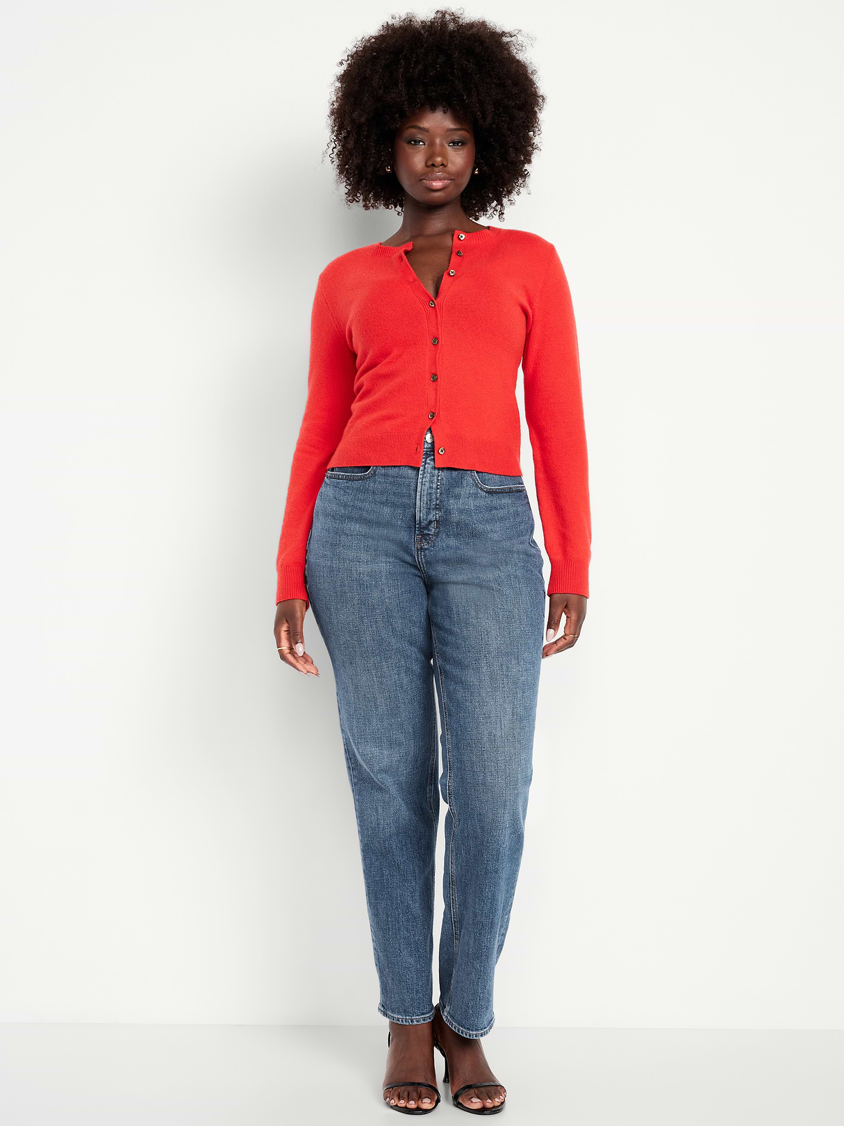 Curvy Extra High-Waisted Straight Jeans - Harper