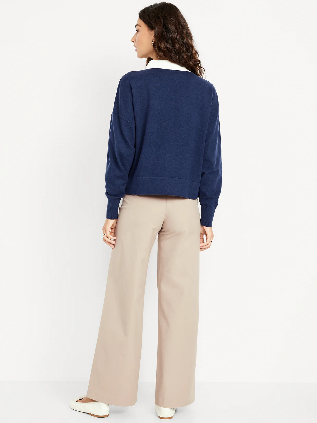 High-Waisted Pull-On Pixie Wide Leg Pants - Mocha Taffy