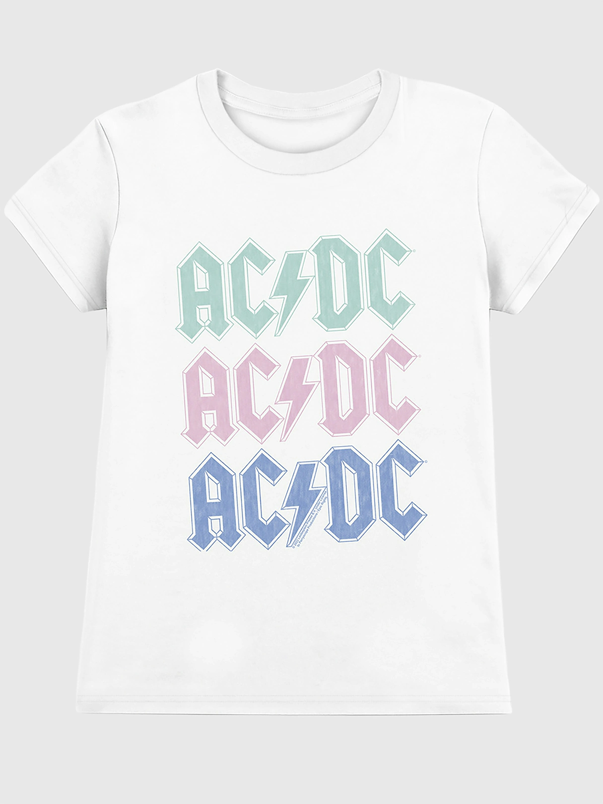 ACDC  Graphic T-Shirt for Women - White