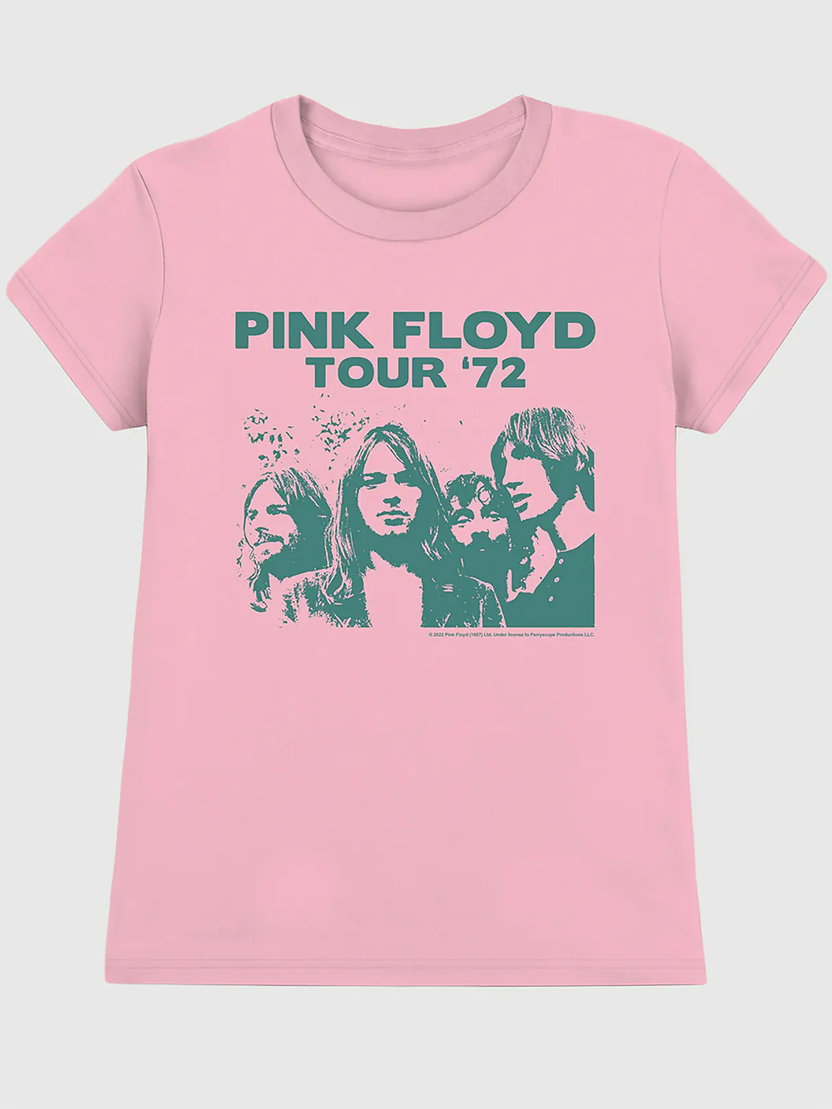 Pink Floyd 72 Pink Graphic T-Shirt for Women - Pink