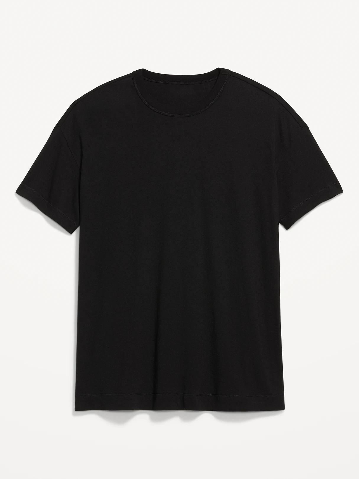 Oversized EveryWear Tunic T-Shirt - Light Black Heather