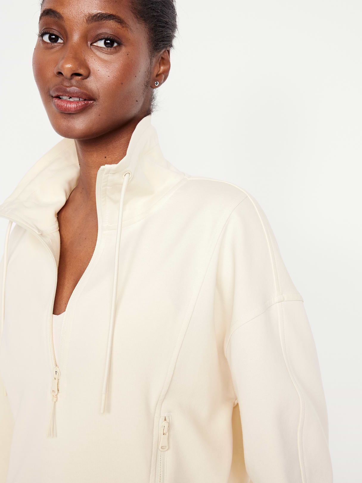 Dynamic Fleece Half-Zip Sweatshirt - Howlite
