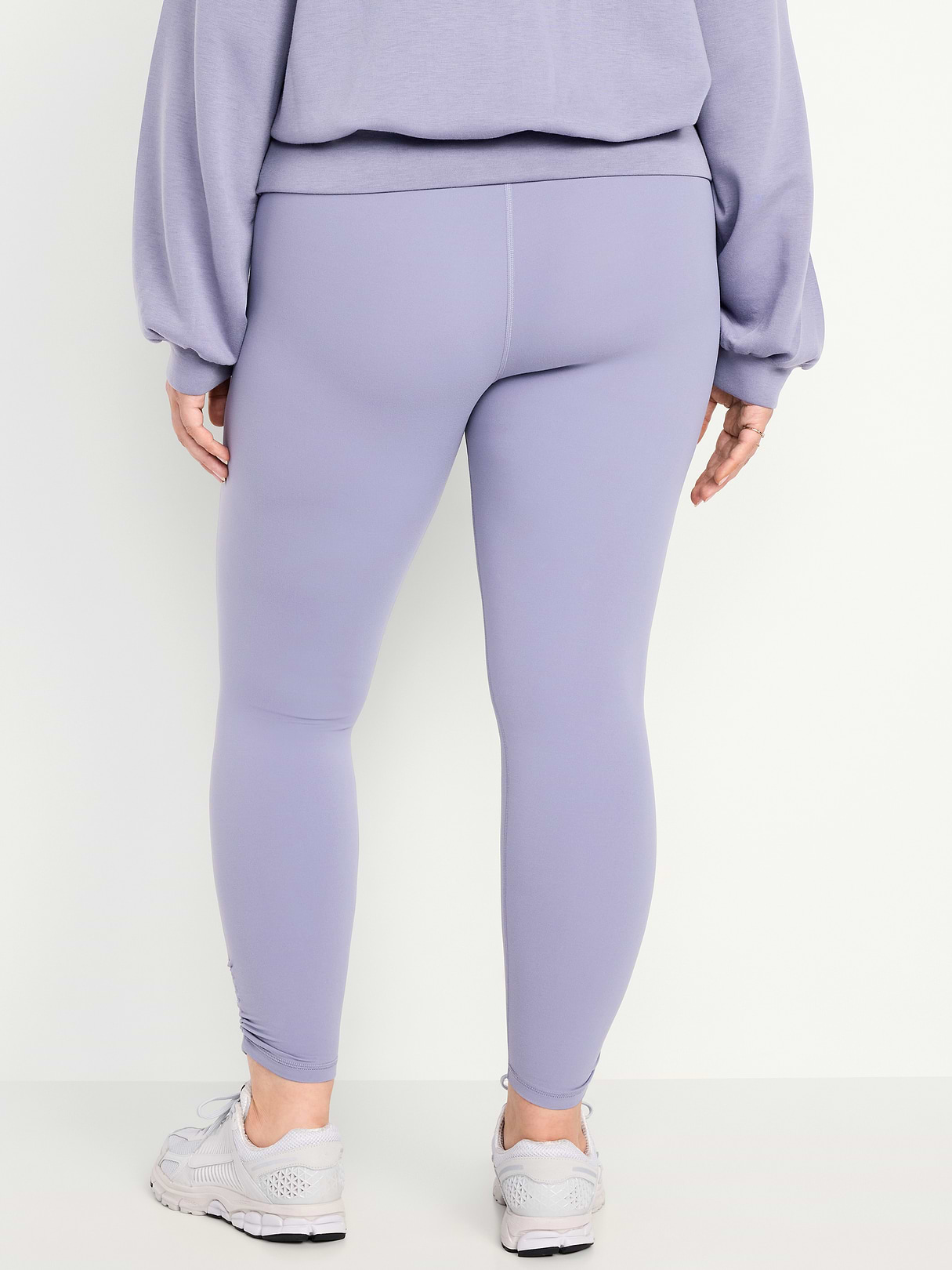 High-Waisted StudioSmooth Ruched Leggings - Lunar Path