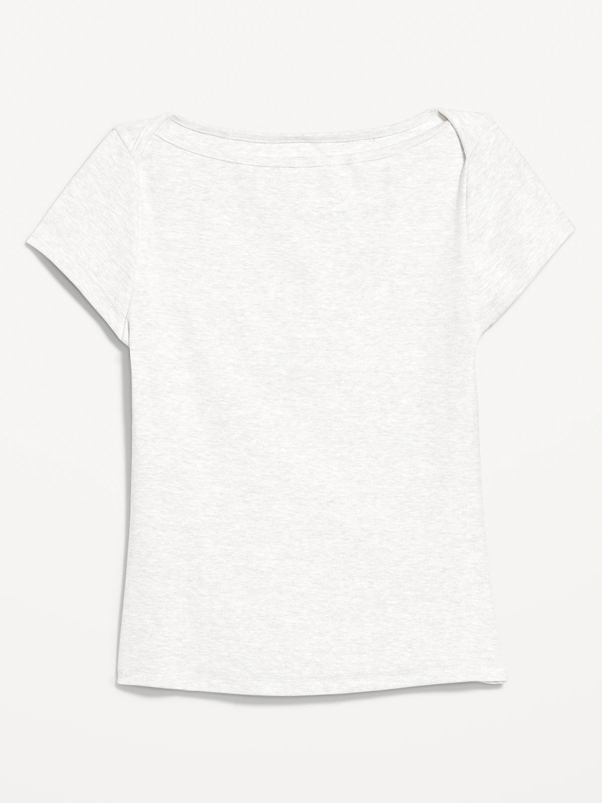 Snug Boatneck T-Shirt - Light Heather Gray