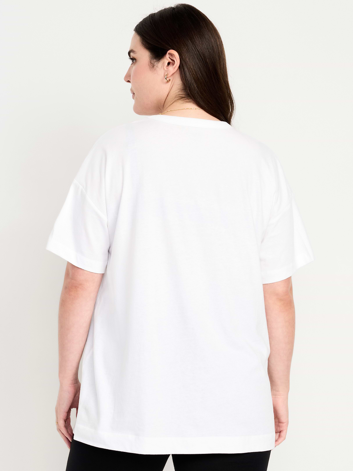 Oversized EveryWear Tunic T-Shirt - Calla Lilies