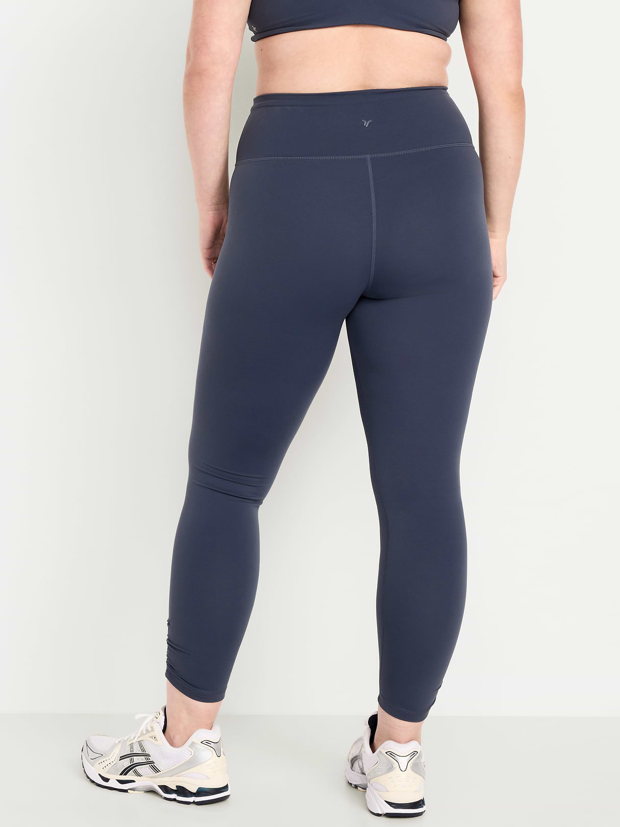 High-Waisted StudioSmooth Ruched Leggings - Dusk Navy