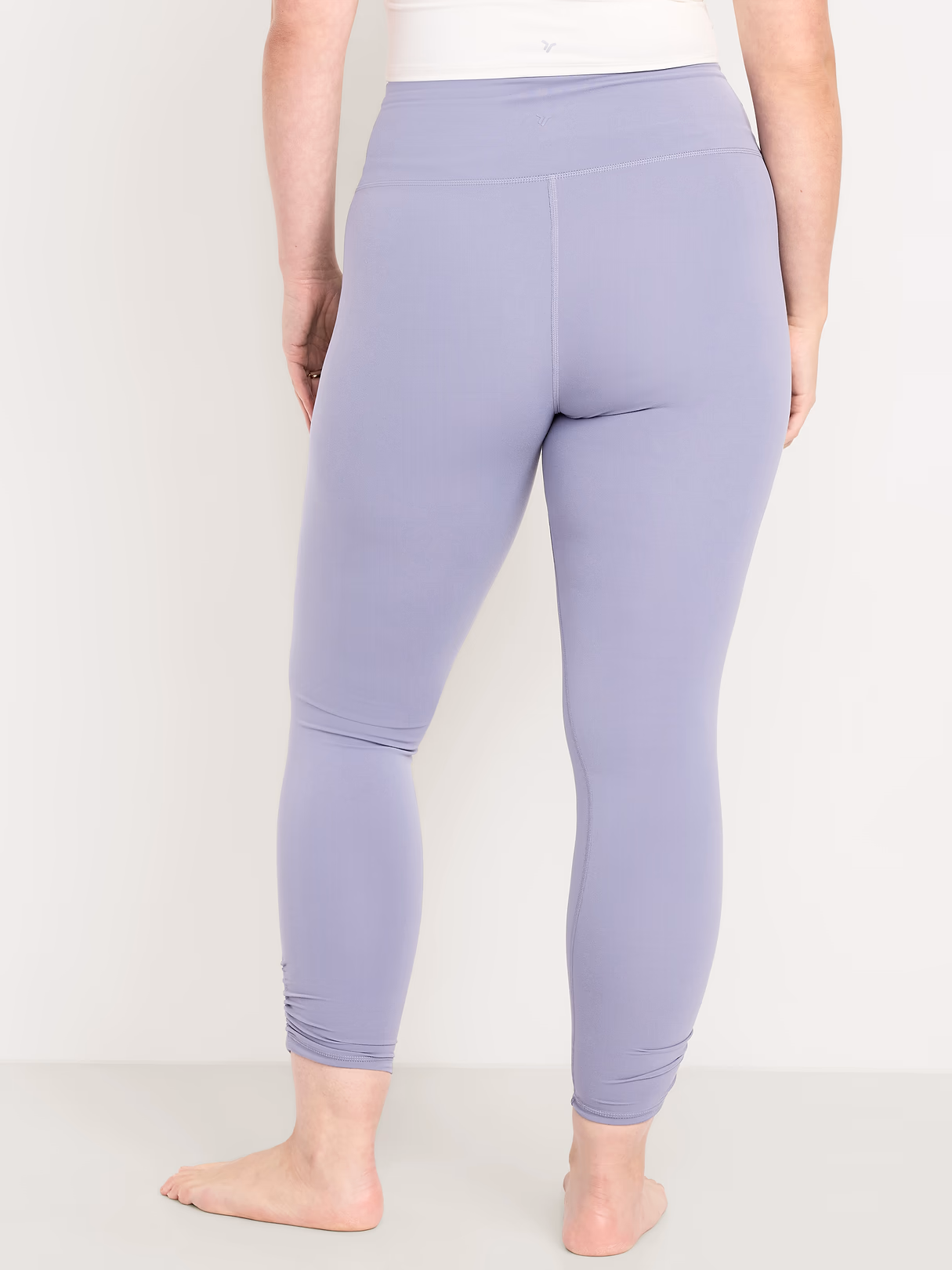 High-Waisted StudioSmooth Ruched Leggings - Lunar Path
