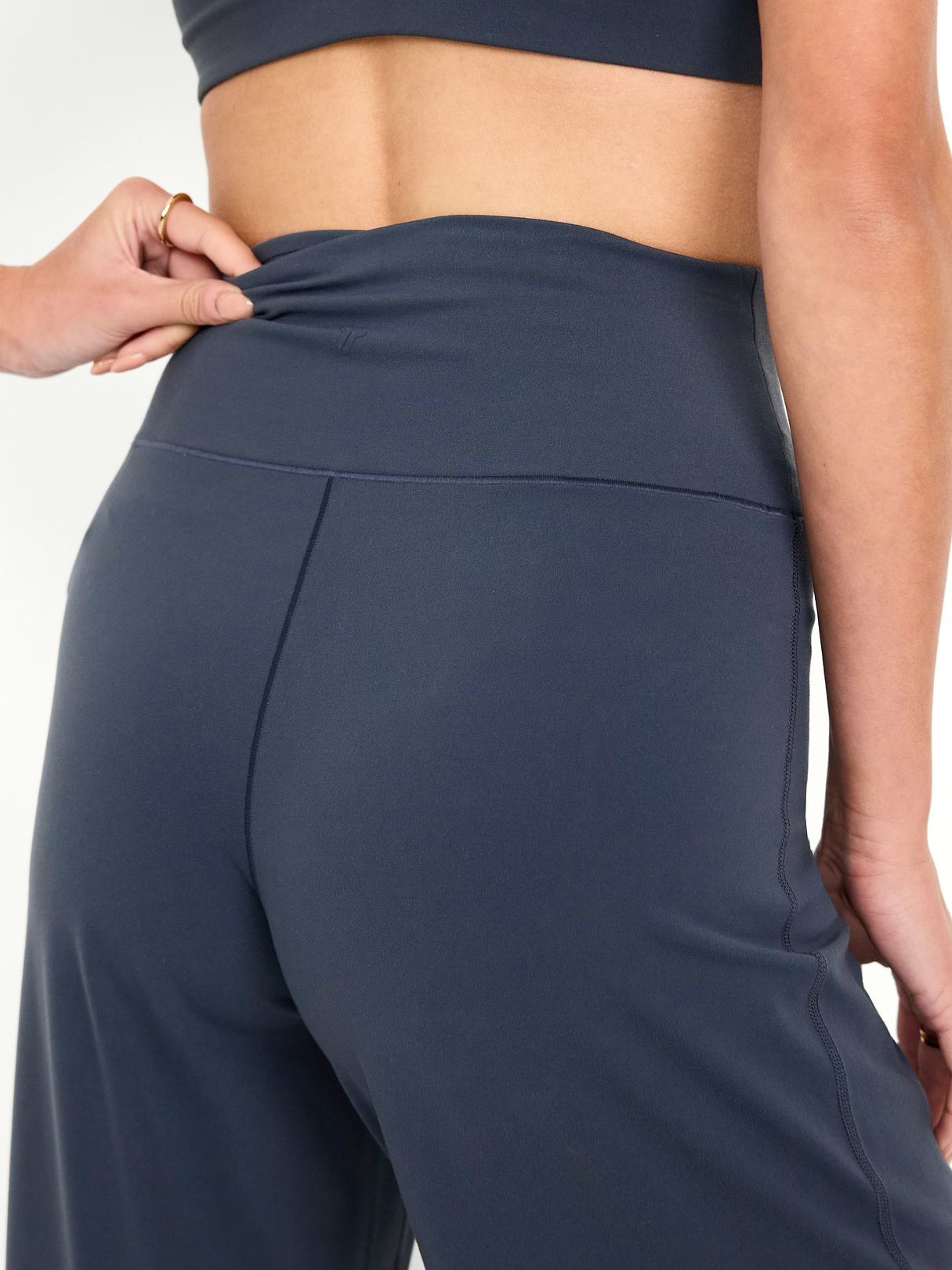 High-Waisted StudioSmooth Wide-Leg Pants - Dusk Navy