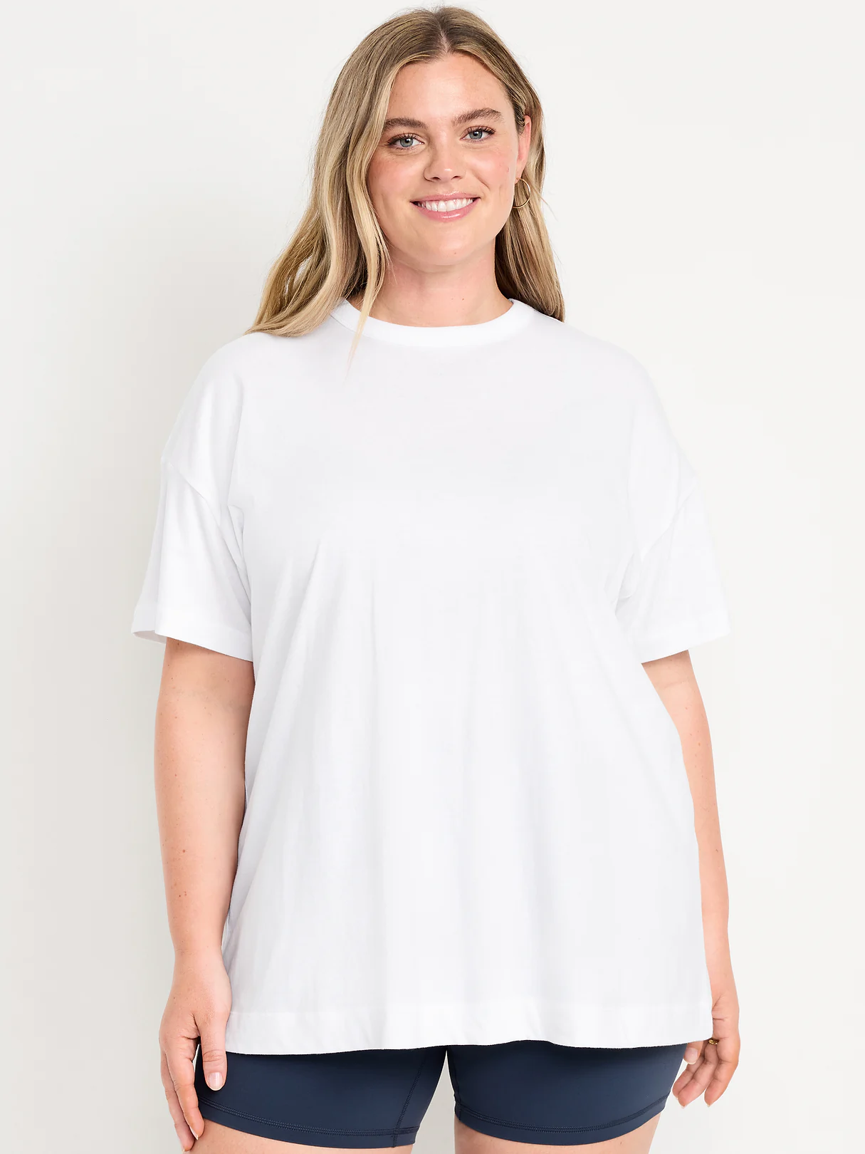 Oversized EveryWear Tunic T-Shirt - Calla Lilies