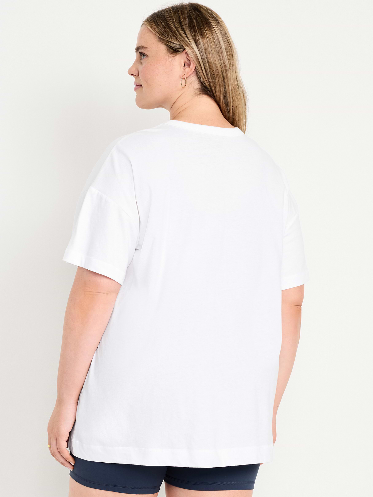 Oversized EveryWear Tunic T-Shirt - Calla Lilies