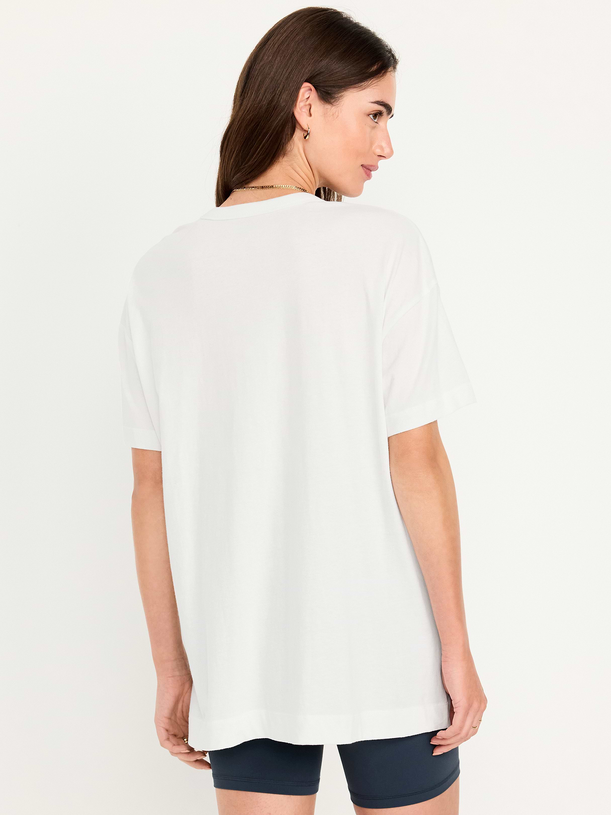 Oversized EveryWear Tunic T-Shirt - Calla Lilies