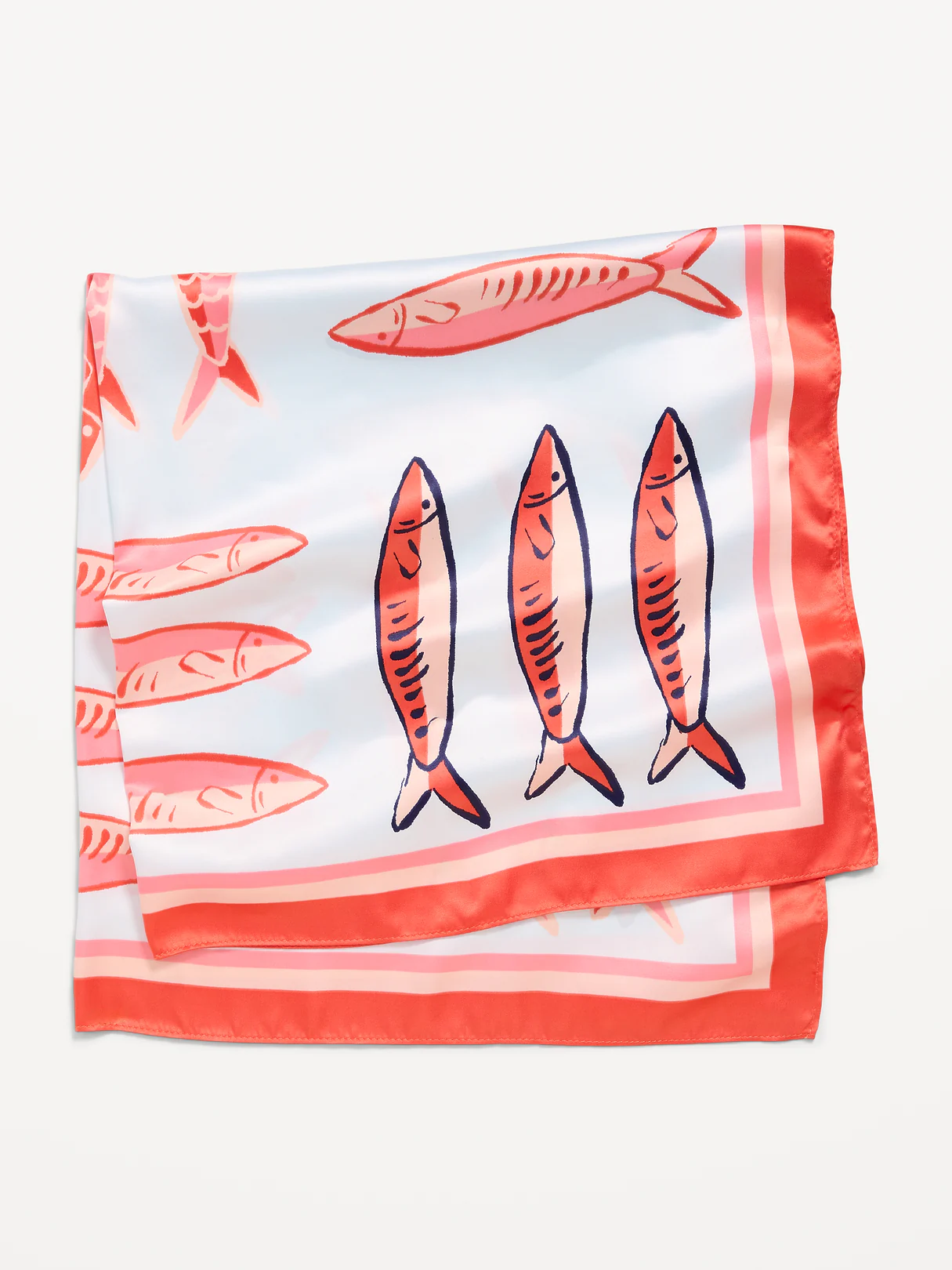 Outtek™ Silky Scarf - Red Fish