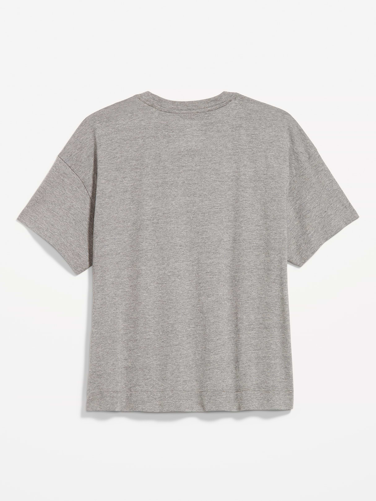 NHL Crew-Neck T-Shirt for Women - Oilers Grey