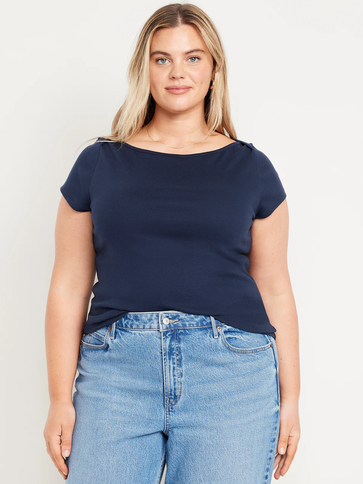 Snug Boatneck T-Shirt - Arctic Depth