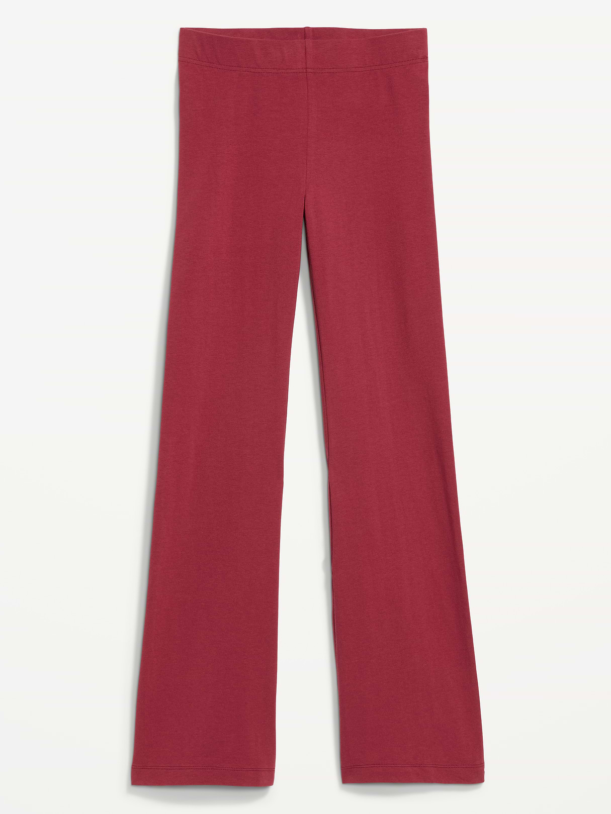 High-Waisted Flare Leggings - Red Clover