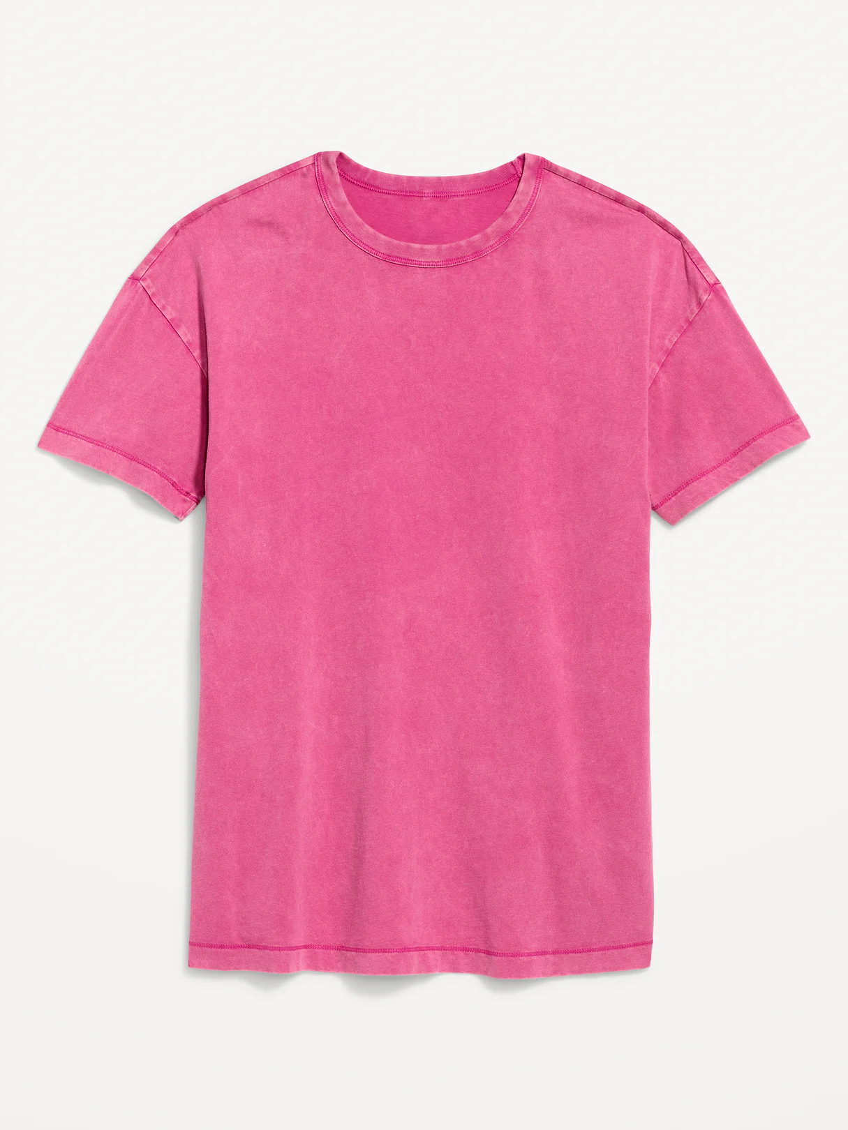 Oversized EveryWear Tunic T-Shirt - Dragonfruit
