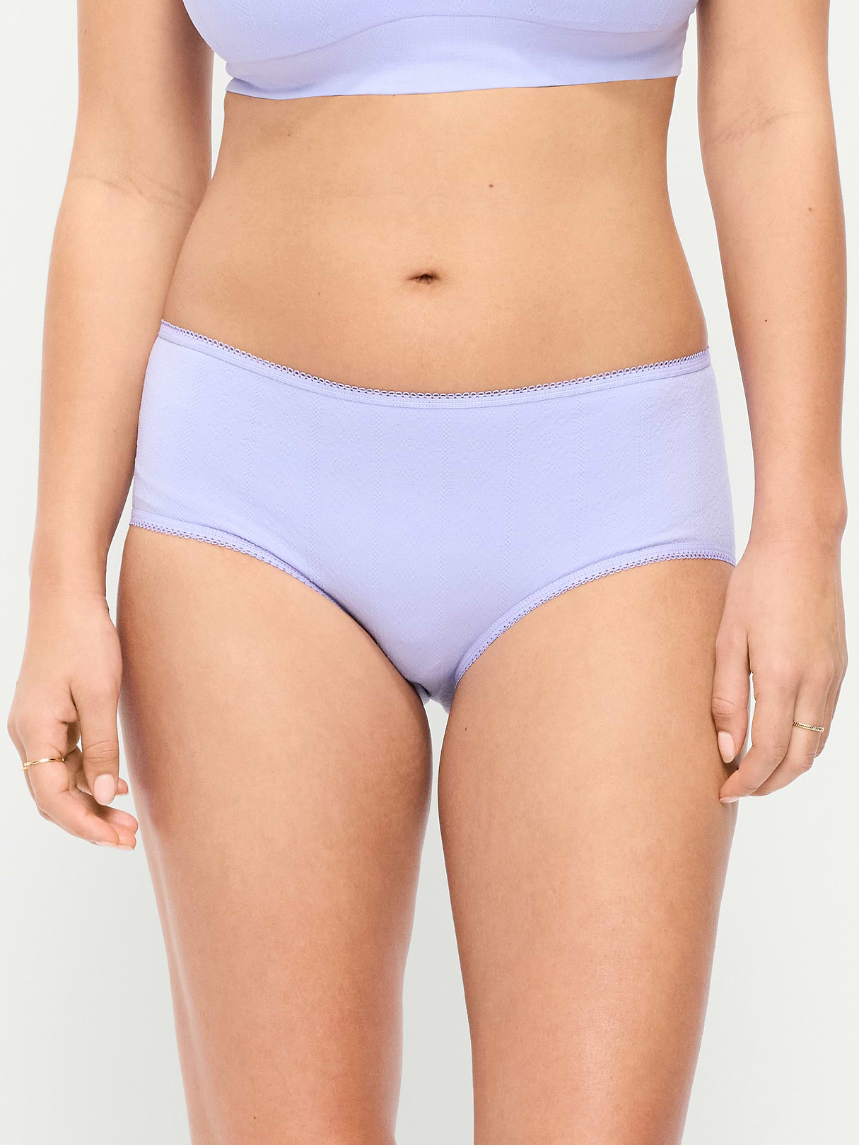 Seamless Hipster Underwear - Pale Cornflower