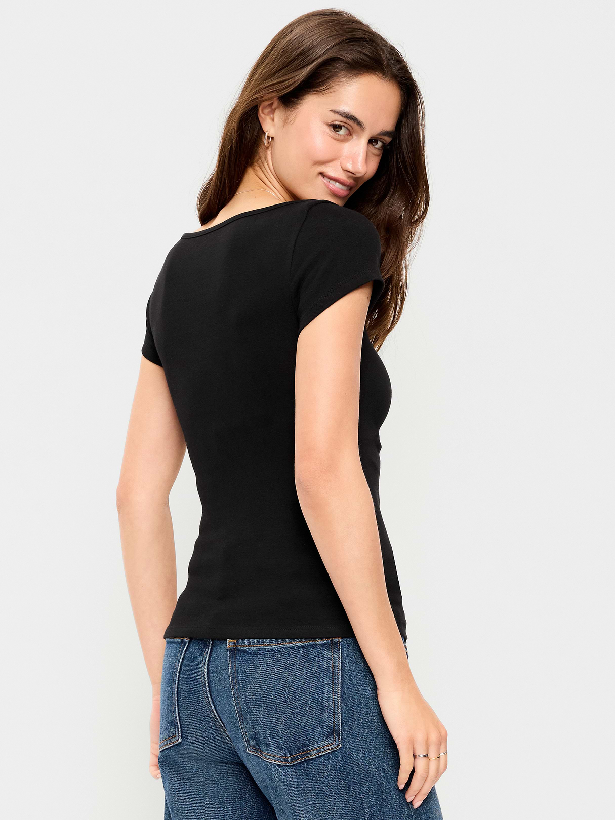 Snug Boatneck T-Shirt - Black Jack