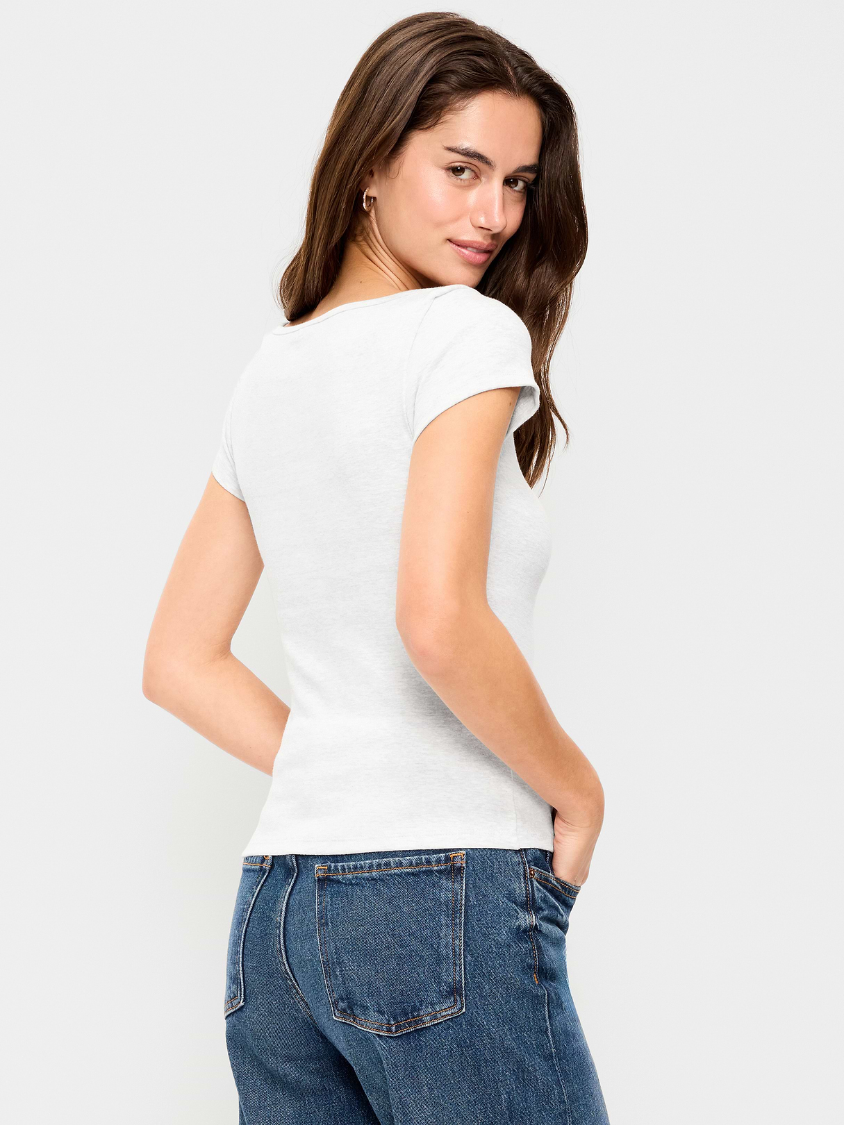 Snug Boatneck T-Shirt - Light Heather Gray