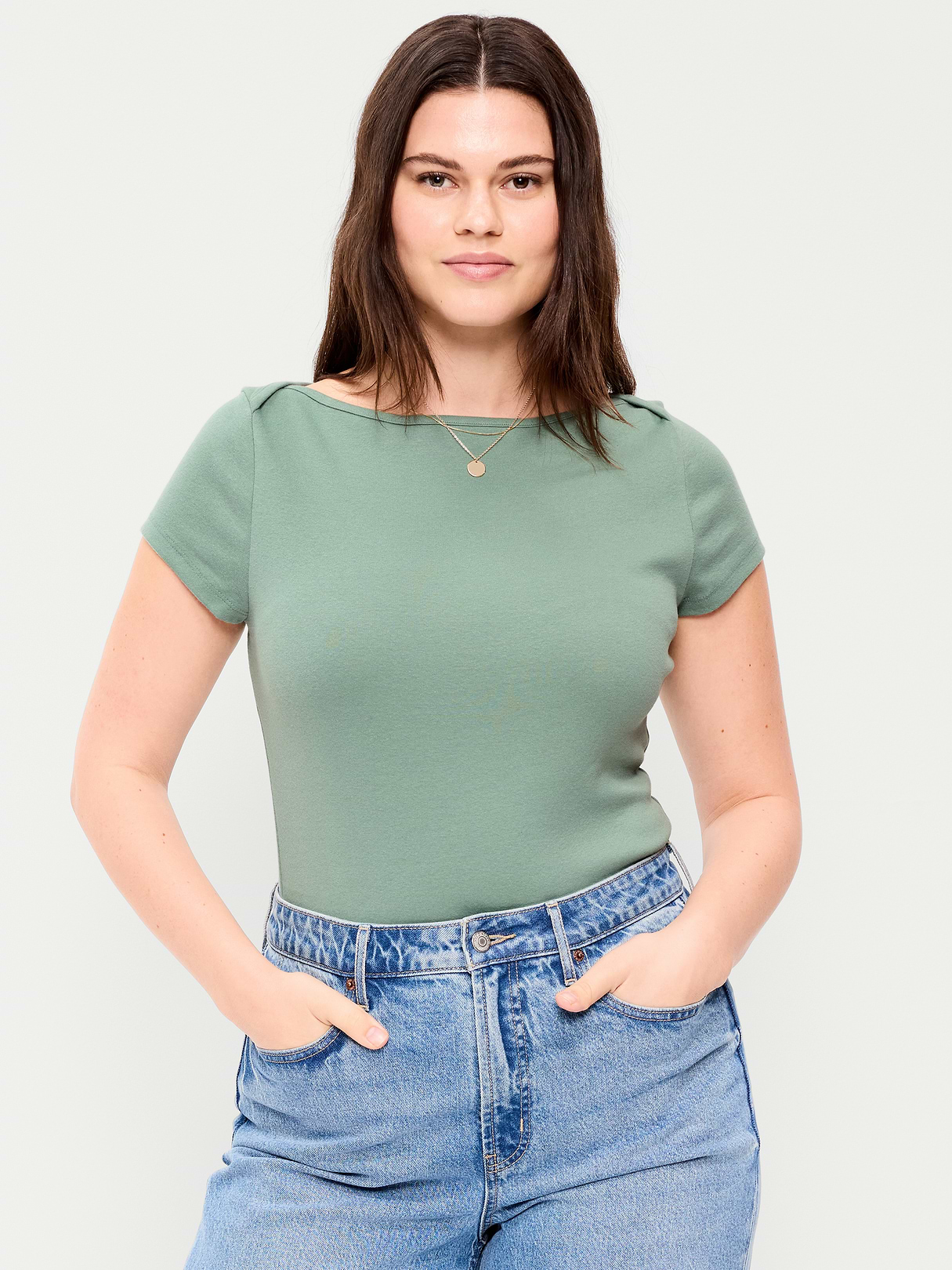 Snug Boatneck T-Shirt - Black Jack