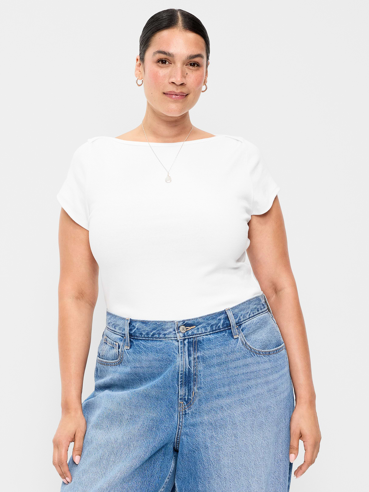 Snug Boatneck T-Shirt - Calla Lilies