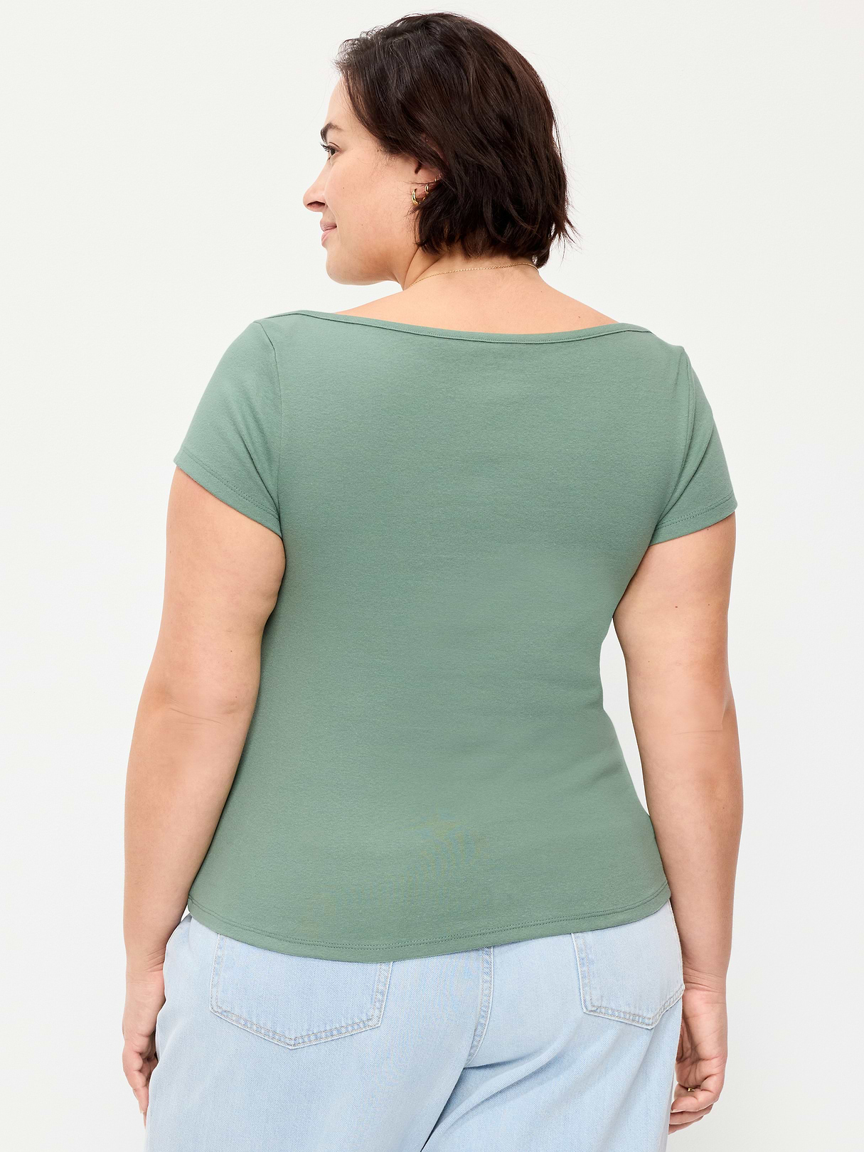 Snug Boatneck T-Shirt - Dried Herb