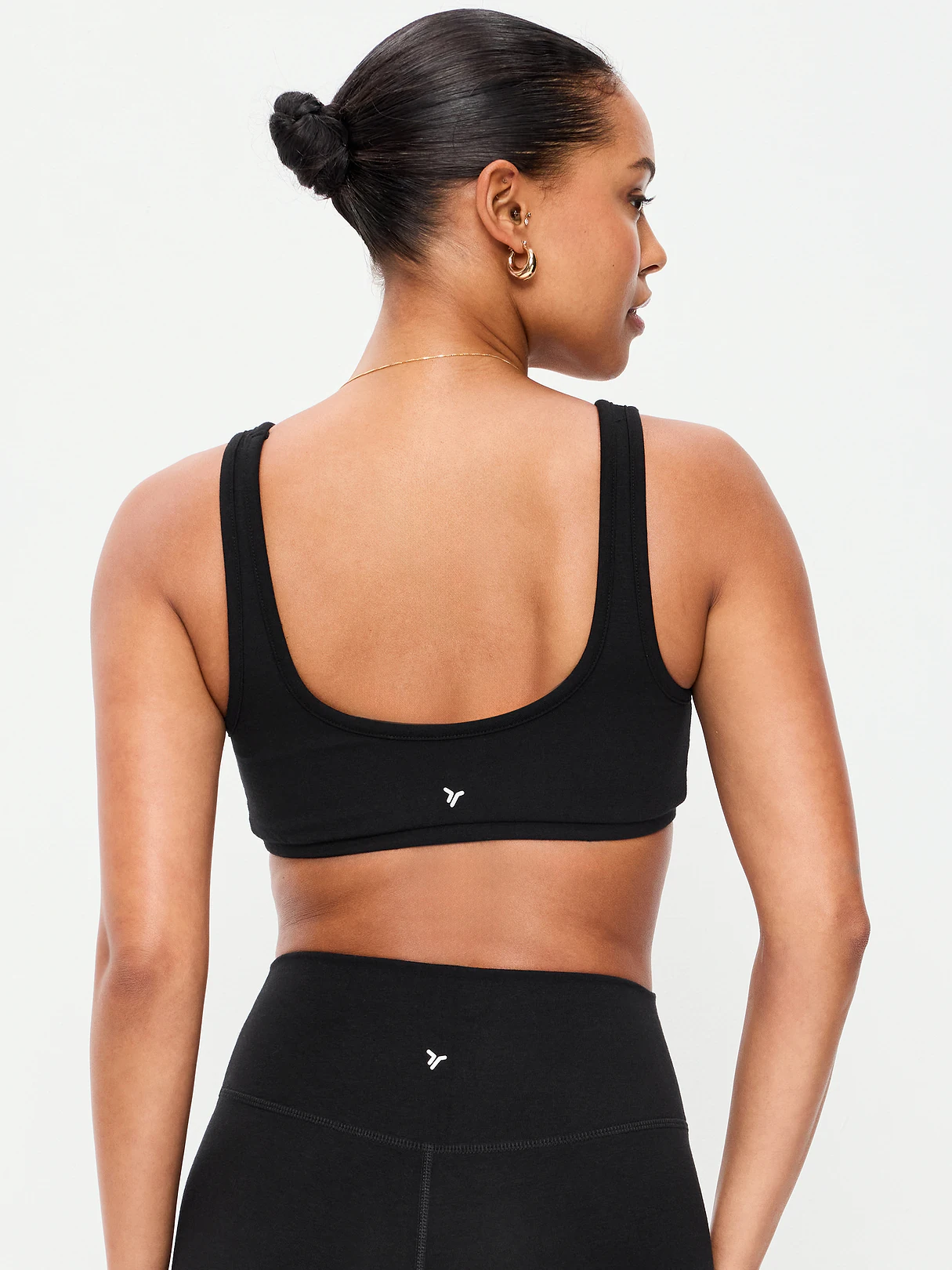 Light Support PowerChill Sports Bra - Black Jack