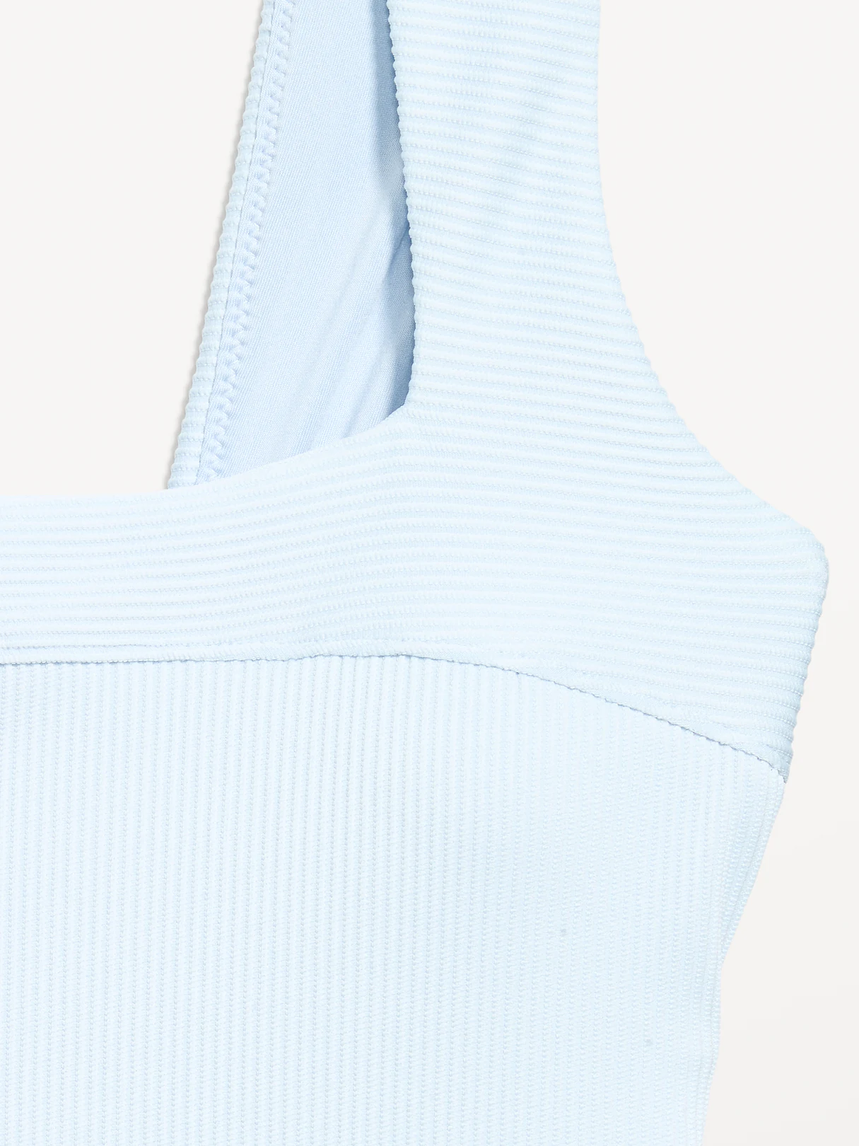 Ribbed One-Piece Swimsuit - Sky Maintenance