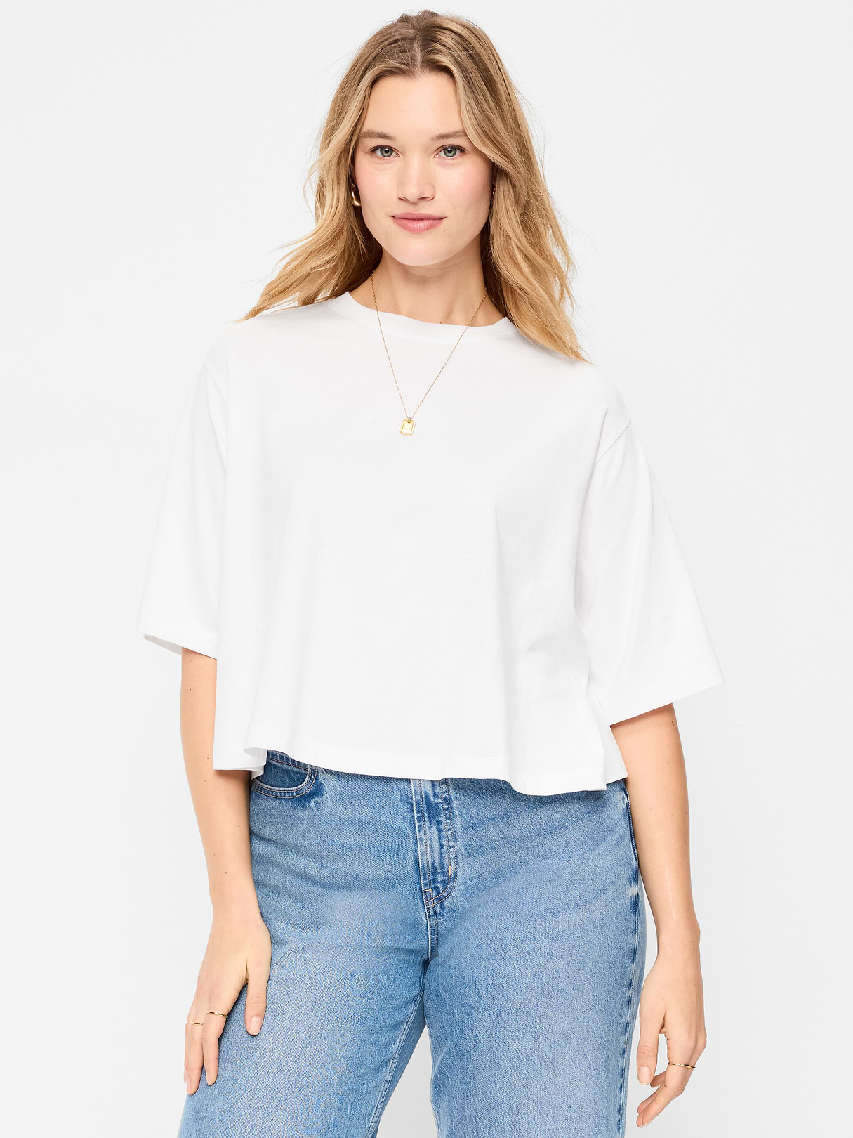 Short-Sleeve Trapeze T-Shirt - Calla Lilies