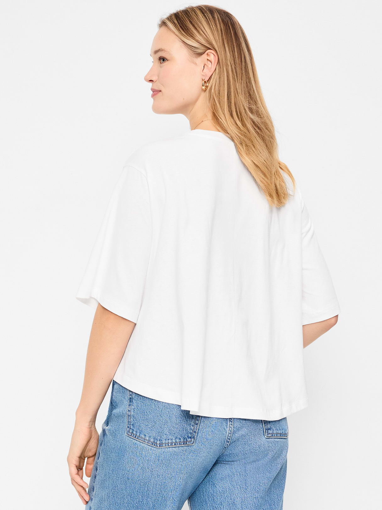 Short-Sleeve Trapeze T-Shirt - Calla Lilies