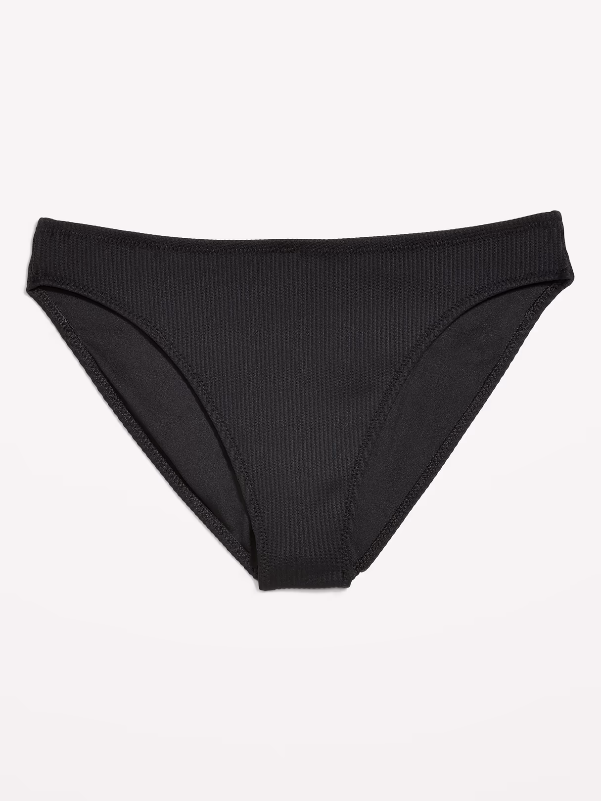 Mid-Rise Bikini Swim Bottoms - Black Jack