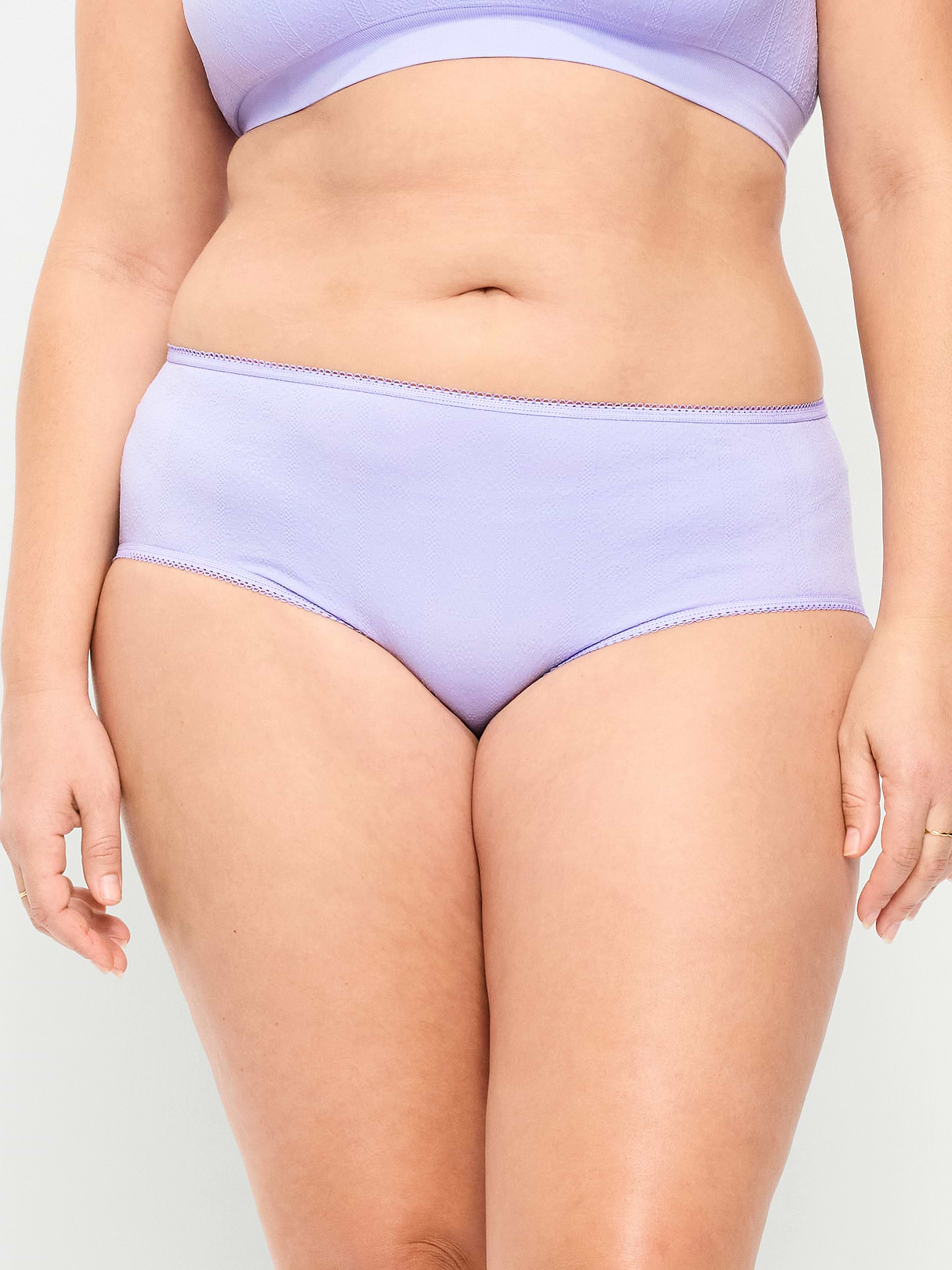 Seamless Hipster Underwear - Pale Cornflower
