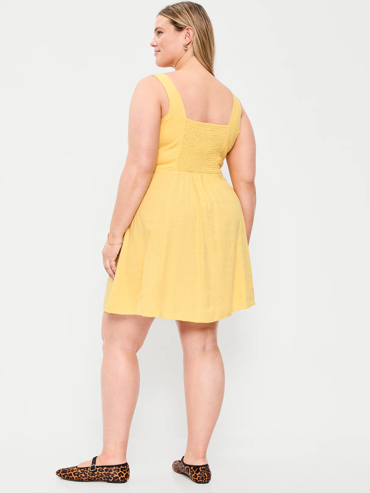 Fit & Flare Cami Mini Dress - Mystic Yellow