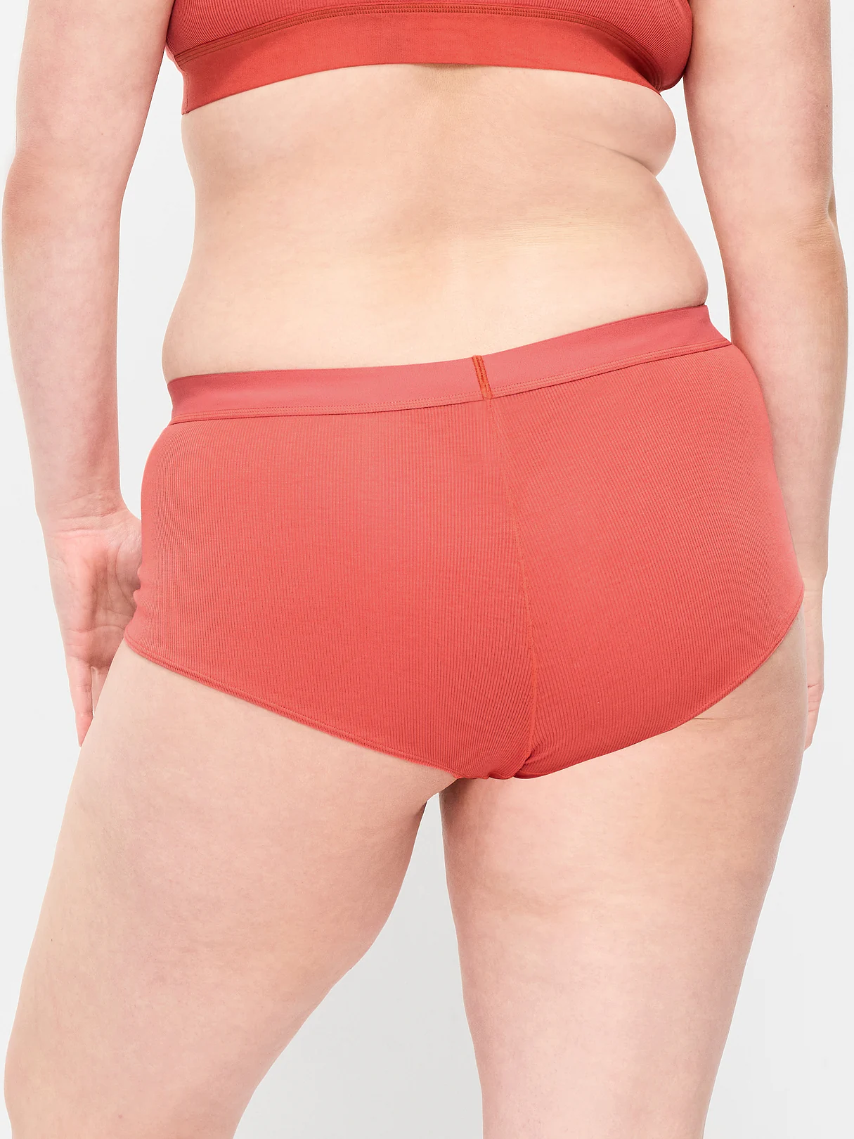 Ribbed Hipster Underwear - Cactus Bloom