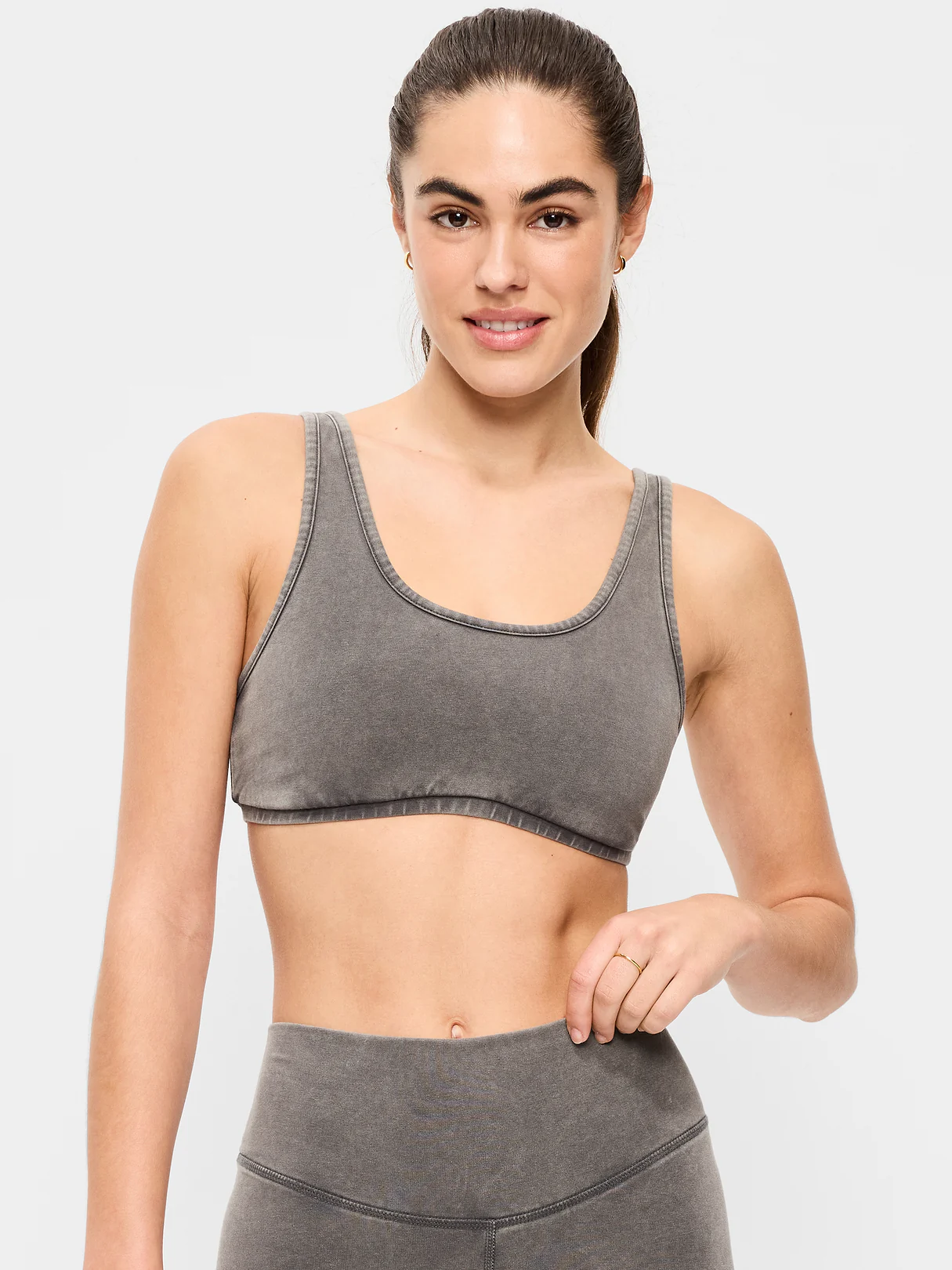 Light Support PowerChill Sports Bra - Panther (Washed)
