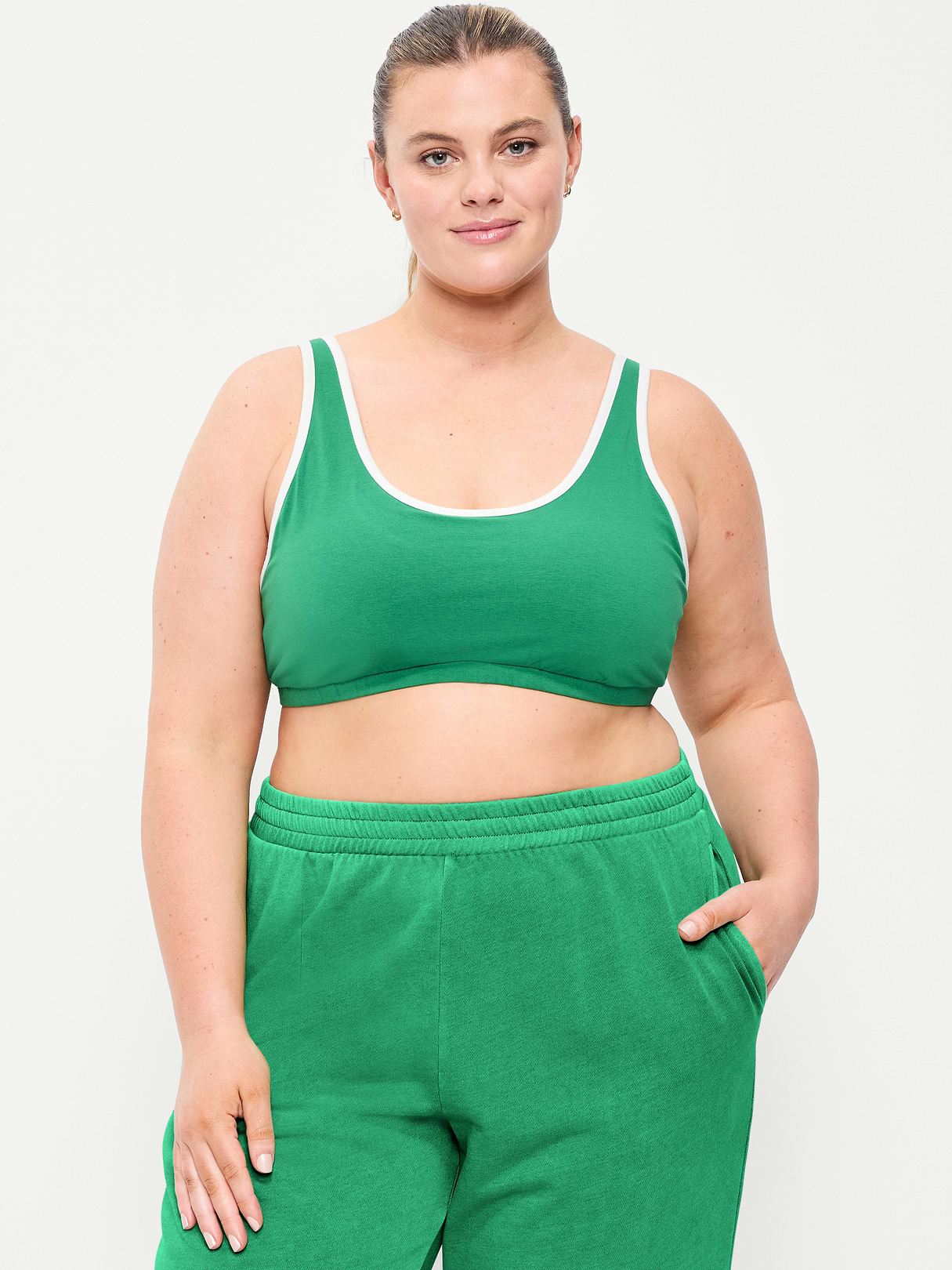 Light Support PowerChill Sports Bra - Emerald