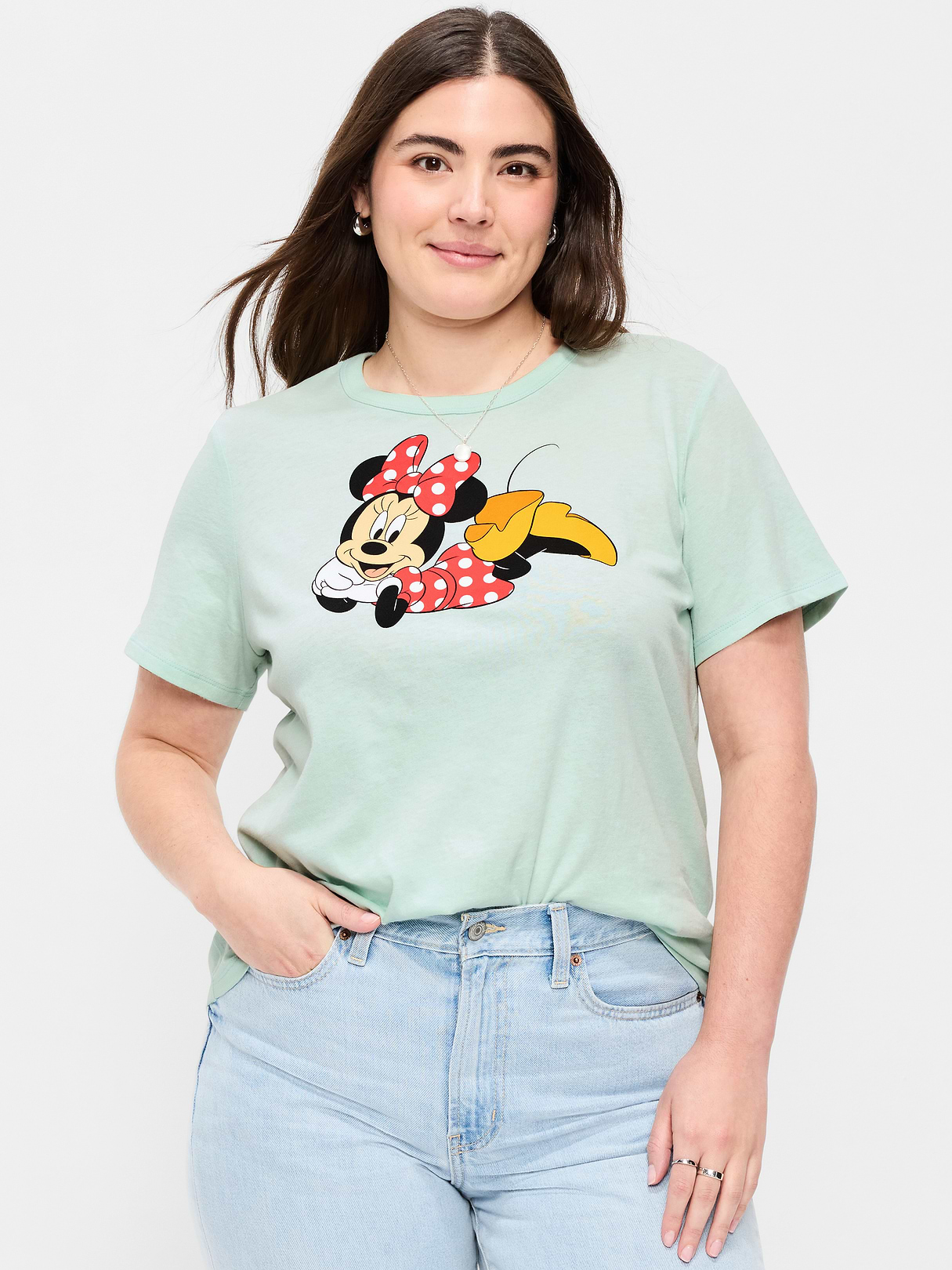 Old Navy x Disney Minnie Mouse Vintage Crew-Neck T-Shirt for Women - Tillandsia