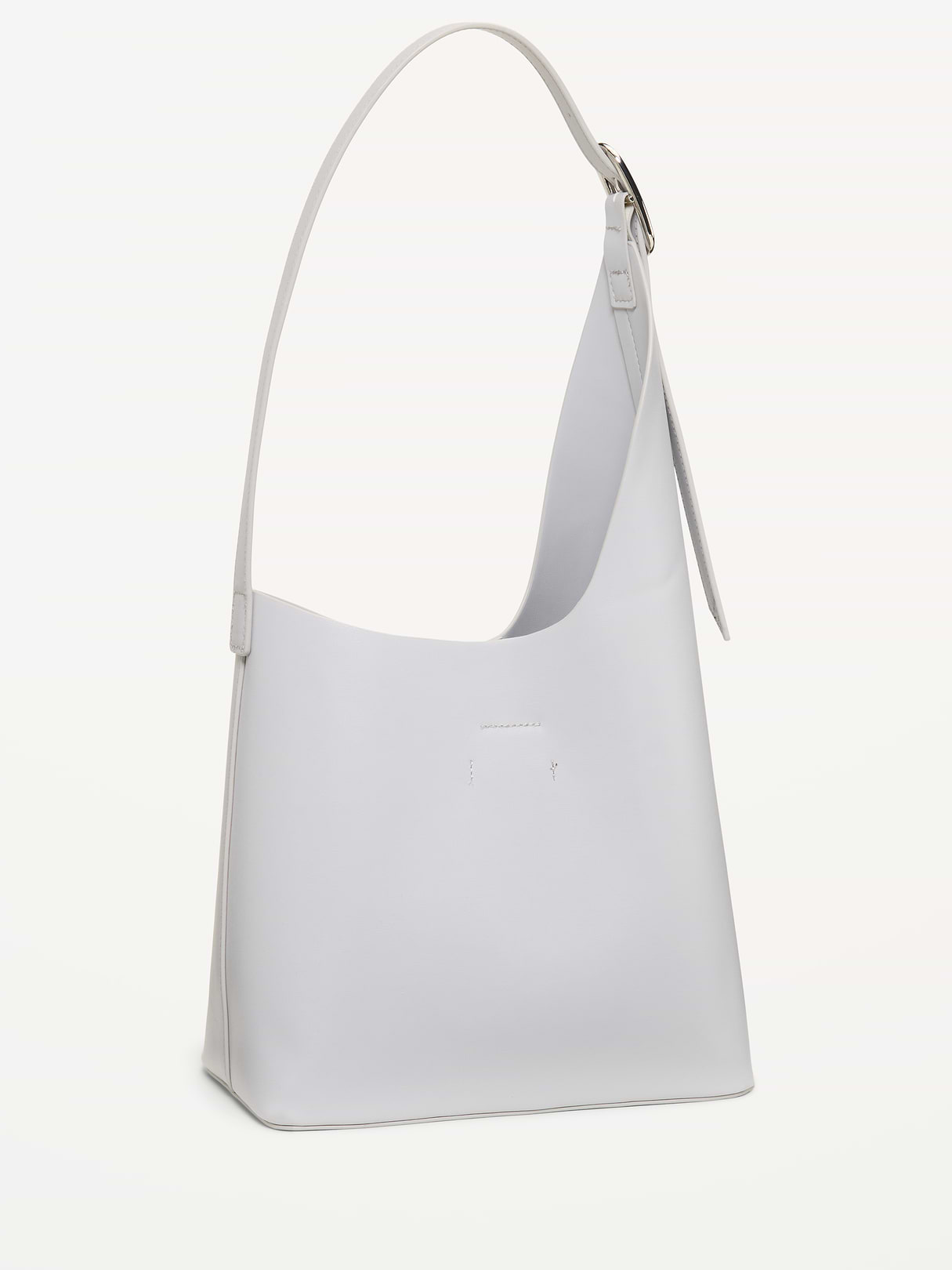 Asymmetrical Structured Tote Bag - Cloud Cover