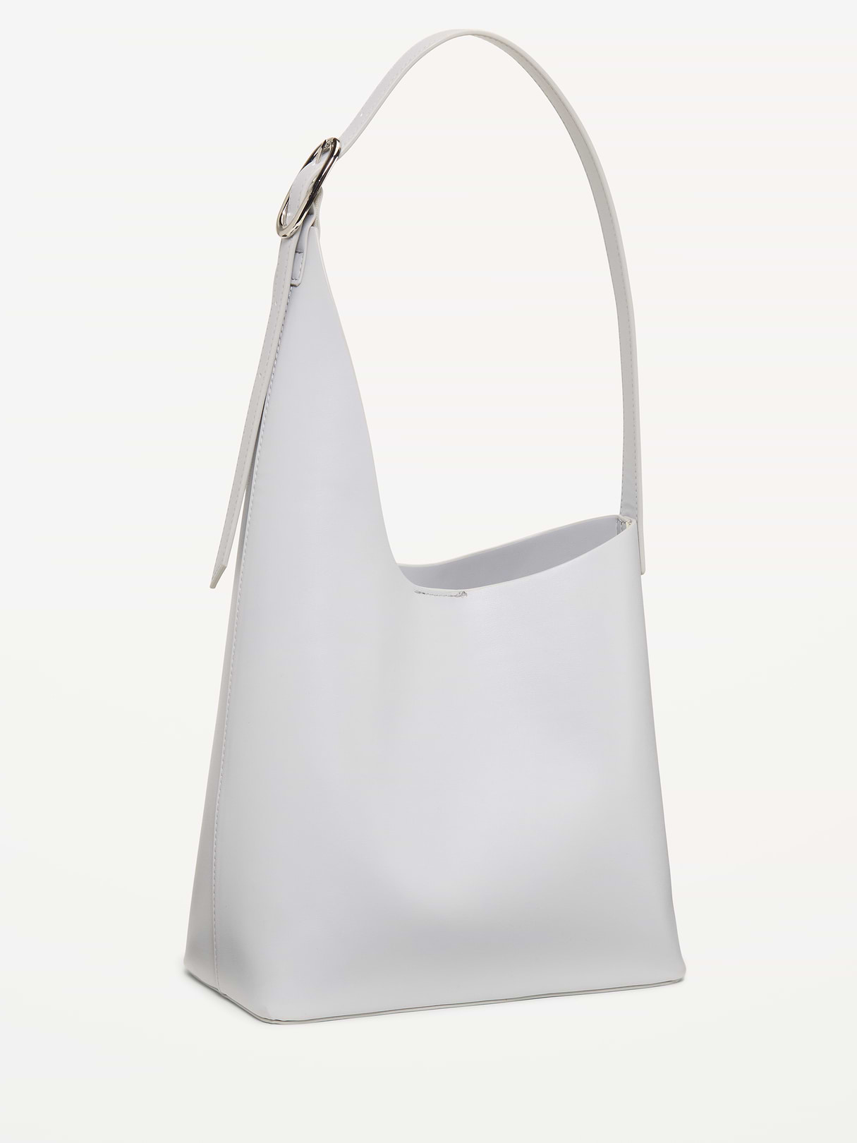 Asymmetrical Structured Tote Bag - Cloud Cover