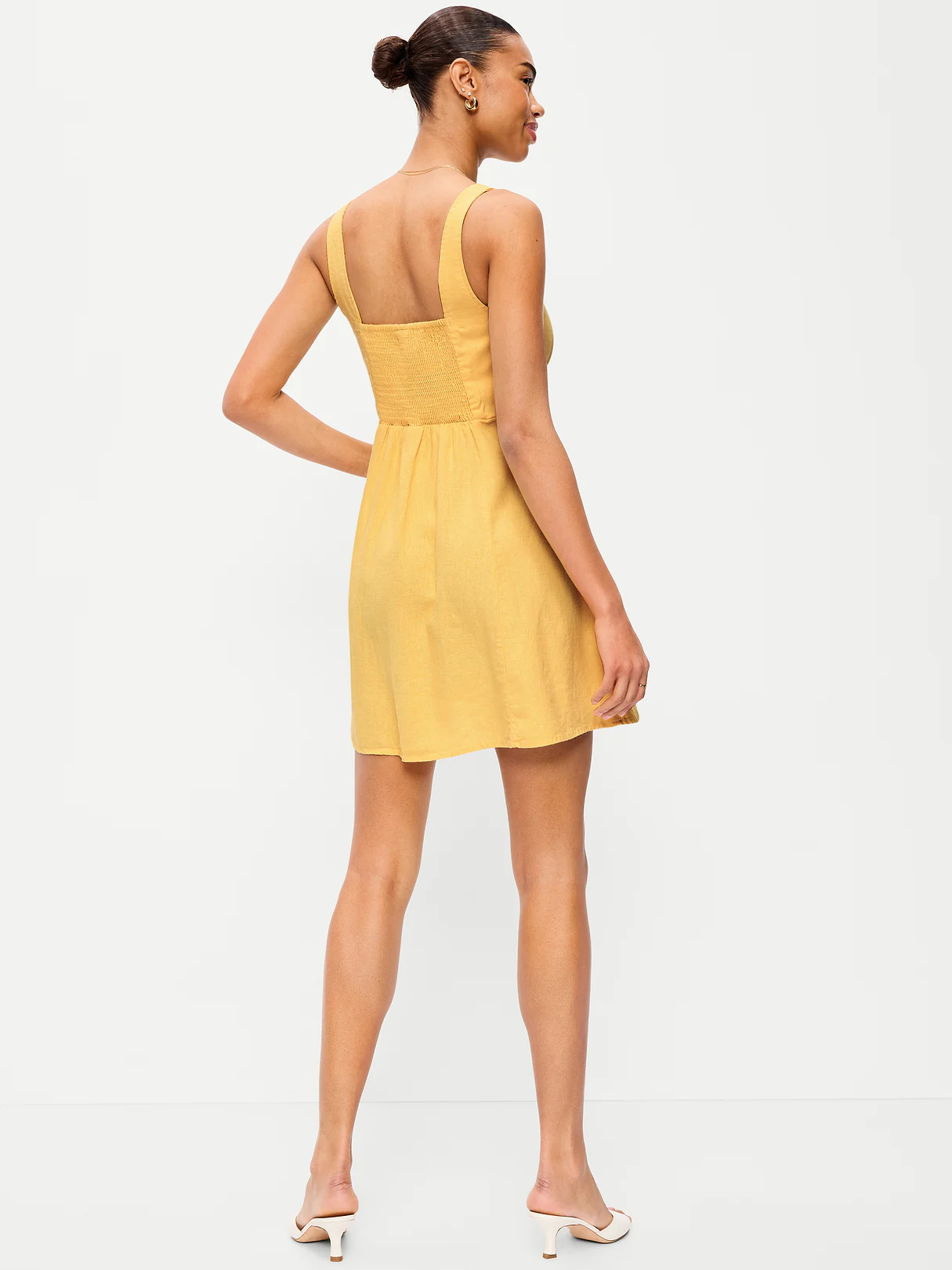 Fit & Flare Cami Mini Dress - Mystic Yellow