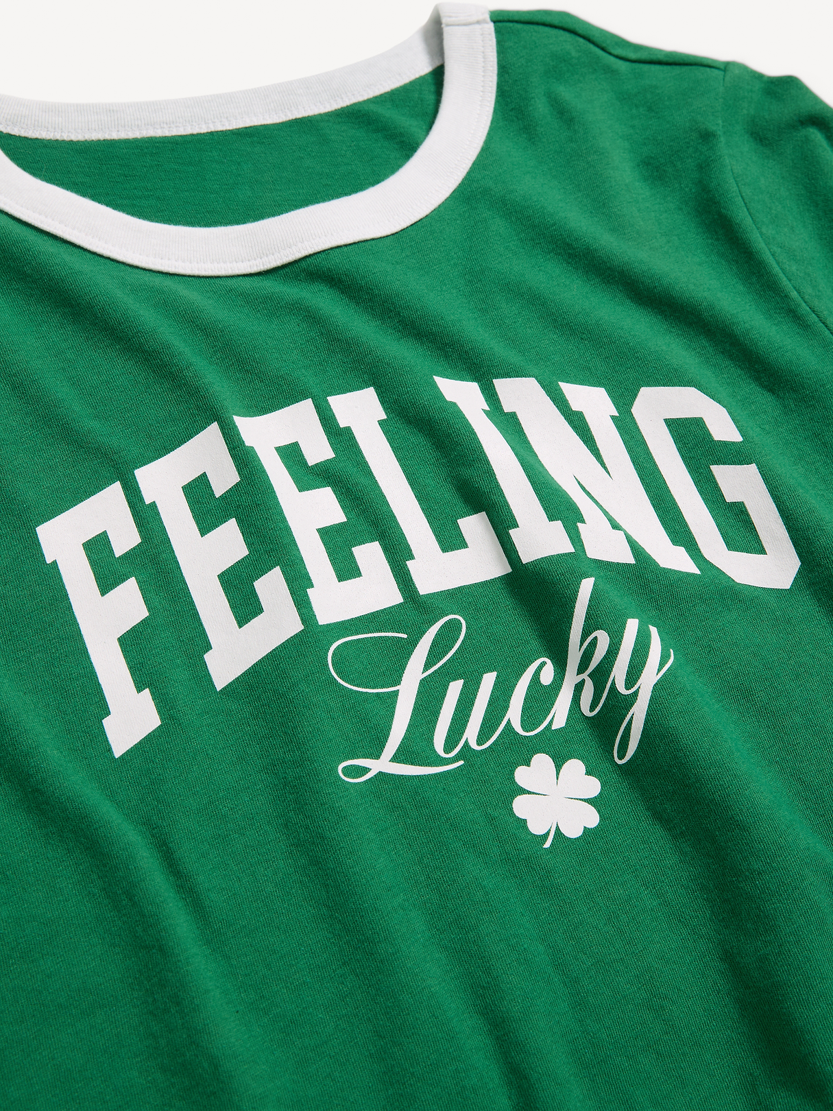 EveryWear Crew-Neck Graphic T-Shirt - Green Mangrove
