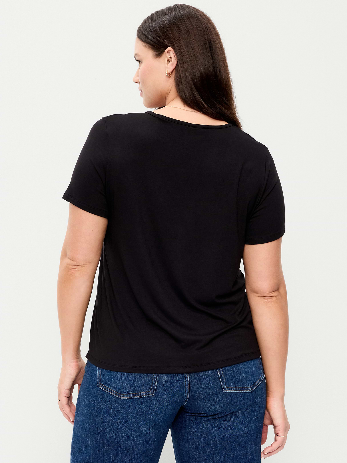 Luxe Slub-Knit T-Shirt - Light Black Heather
