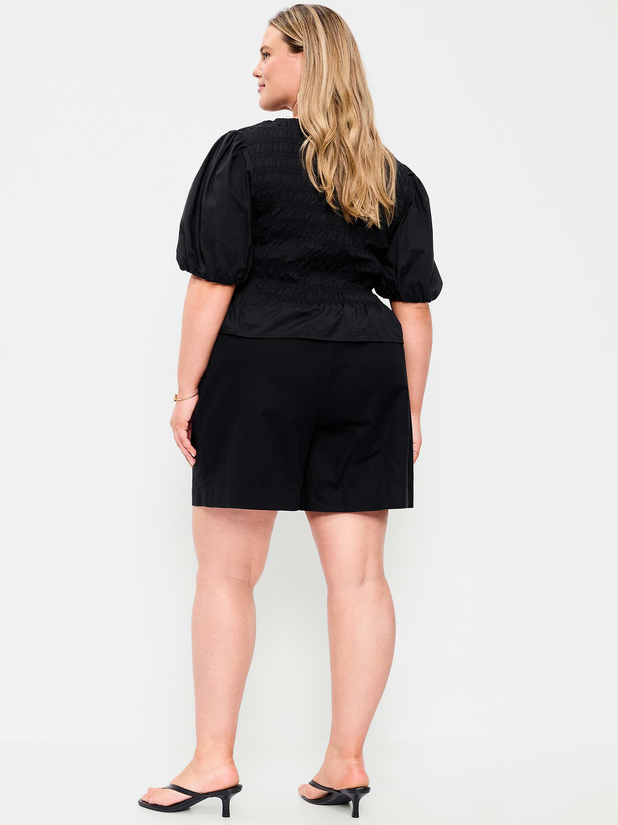 High-Waisted OGC Chino Shorts -- 6-inch inseam - Black Jack